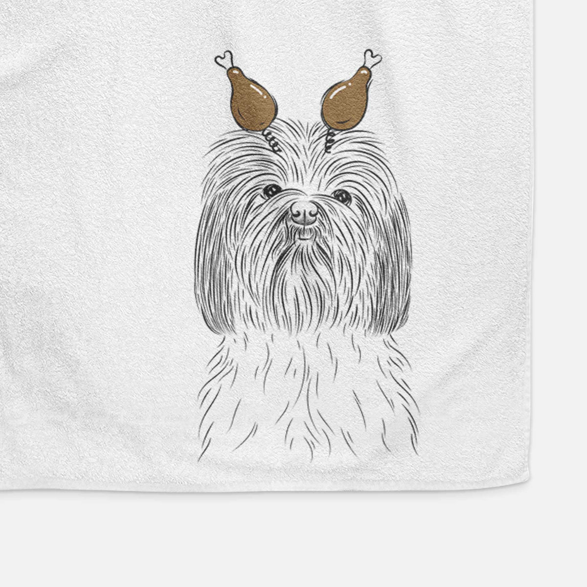 Scully the Shih Tzu Decorative Hand Towel
