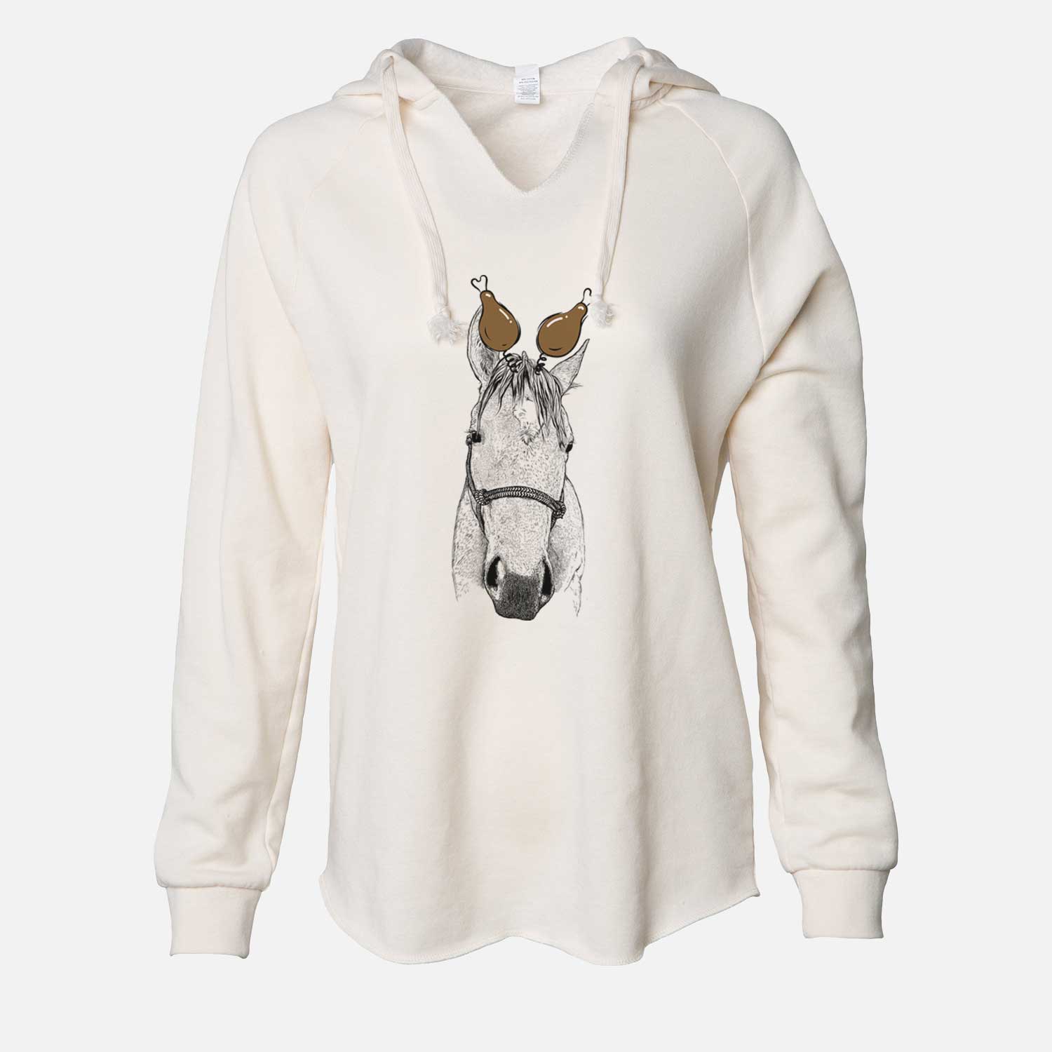 Thanksgiving SeaBee the Quarter Horse - Cali Wave Hooded Sweatshirt