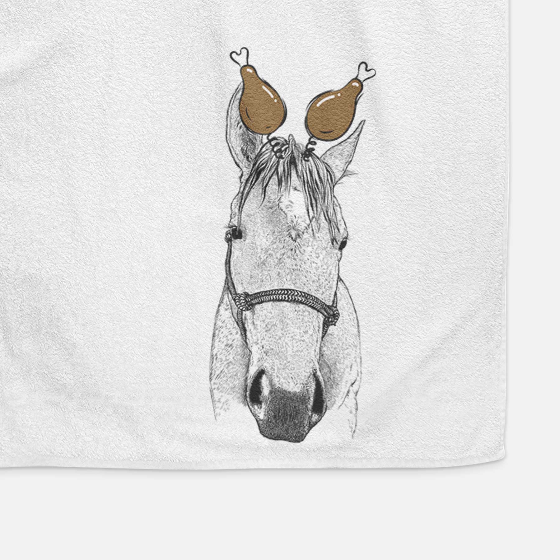 SeaBee the Quarter Horse Decorative Hand Towel