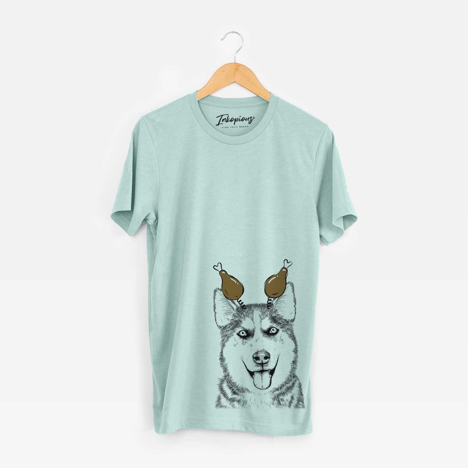 Thanksgiving Sesi the Siberian Husky - Unisex Crewneck
