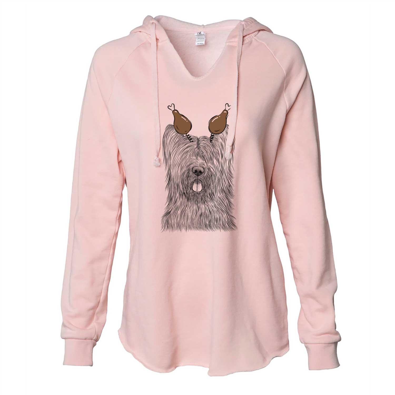 Thanksgiving Shay the Briard - Cali Wave Hooded Sweatshirt