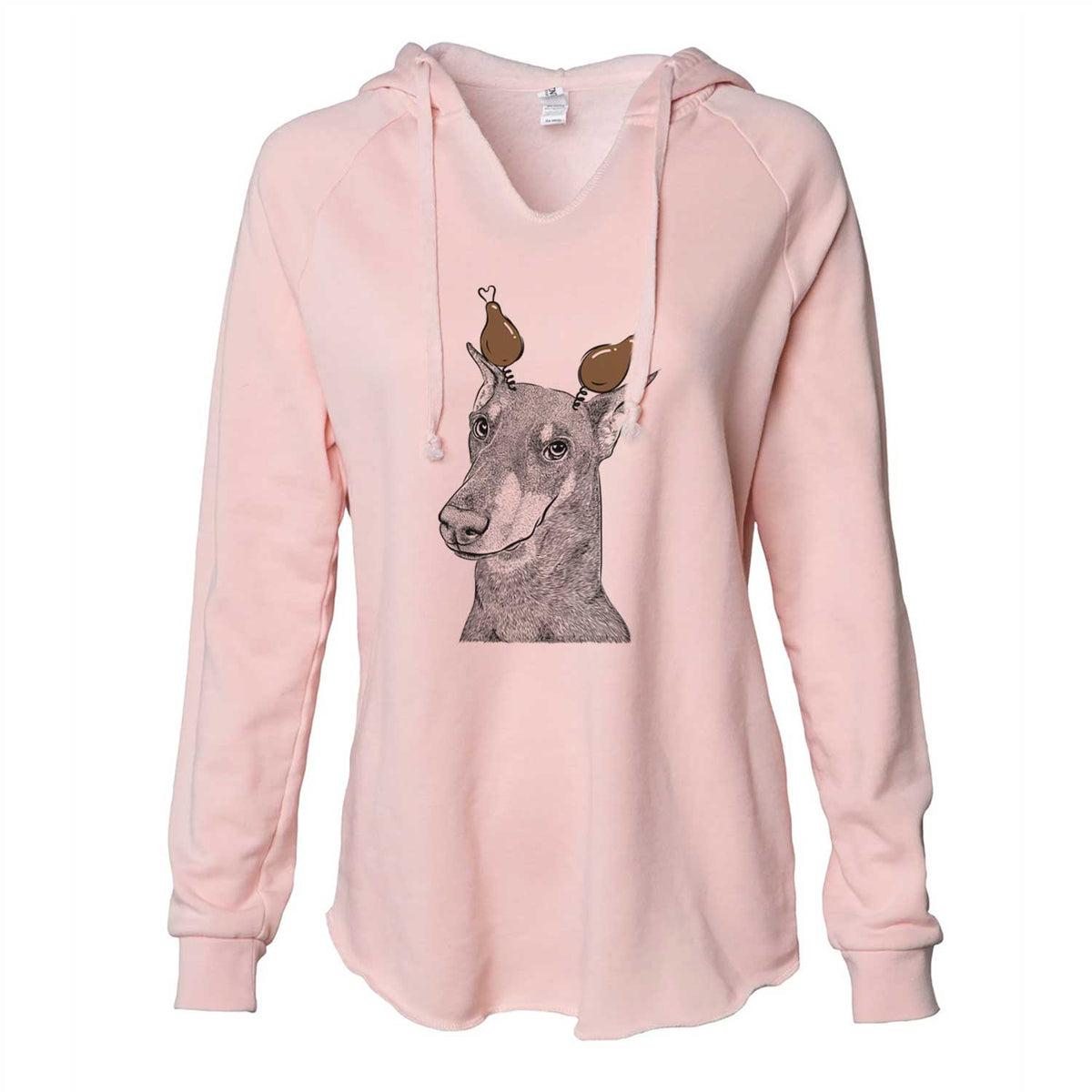 Thanksgiving Shelby the Doberman Pinscher - Cali Wave Hooded Sweatshirt