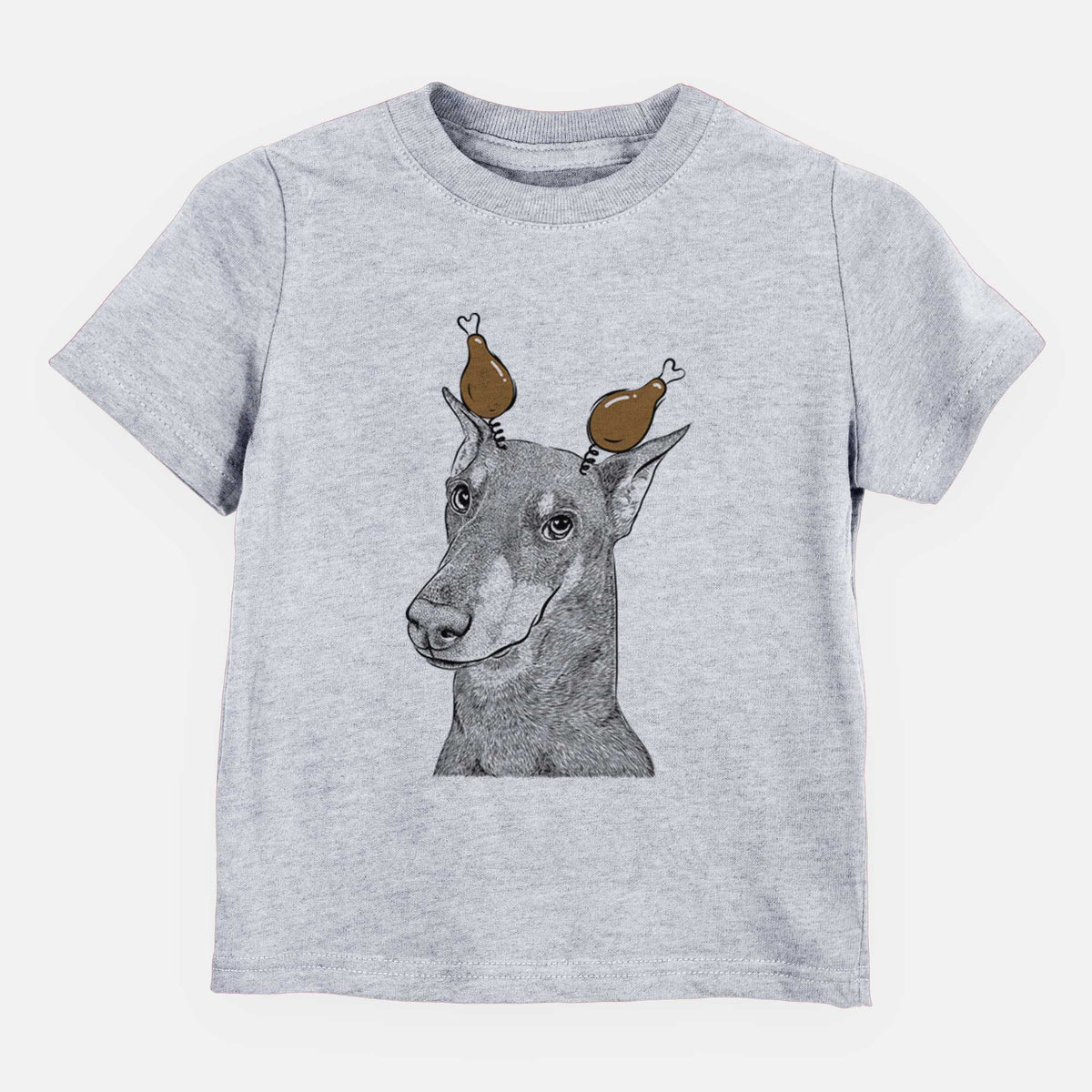 Thanksgiving Shelby the Doberman Pinscher - Kids/Youth/Toddler Shirt