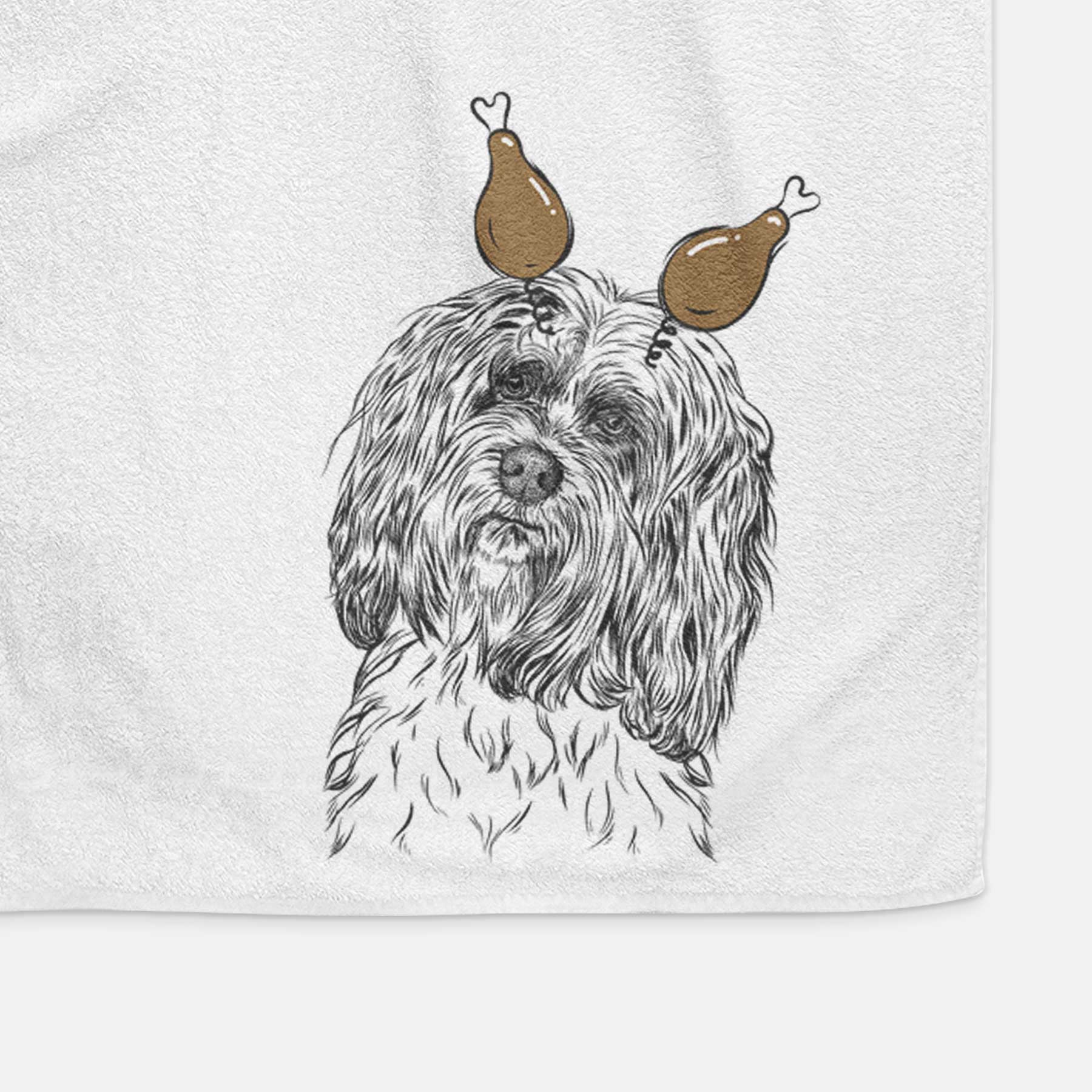 Shenpa the Tibetan Terrier Decorative Hand Towel