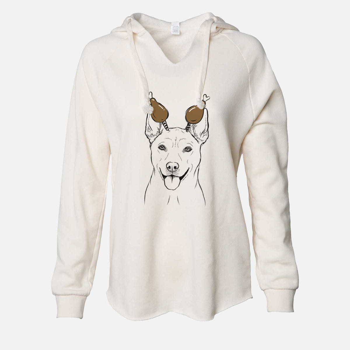 Thanksgiving Silly Lilly the Mixed Breed - Cali Wave Hooded Sweatshirt