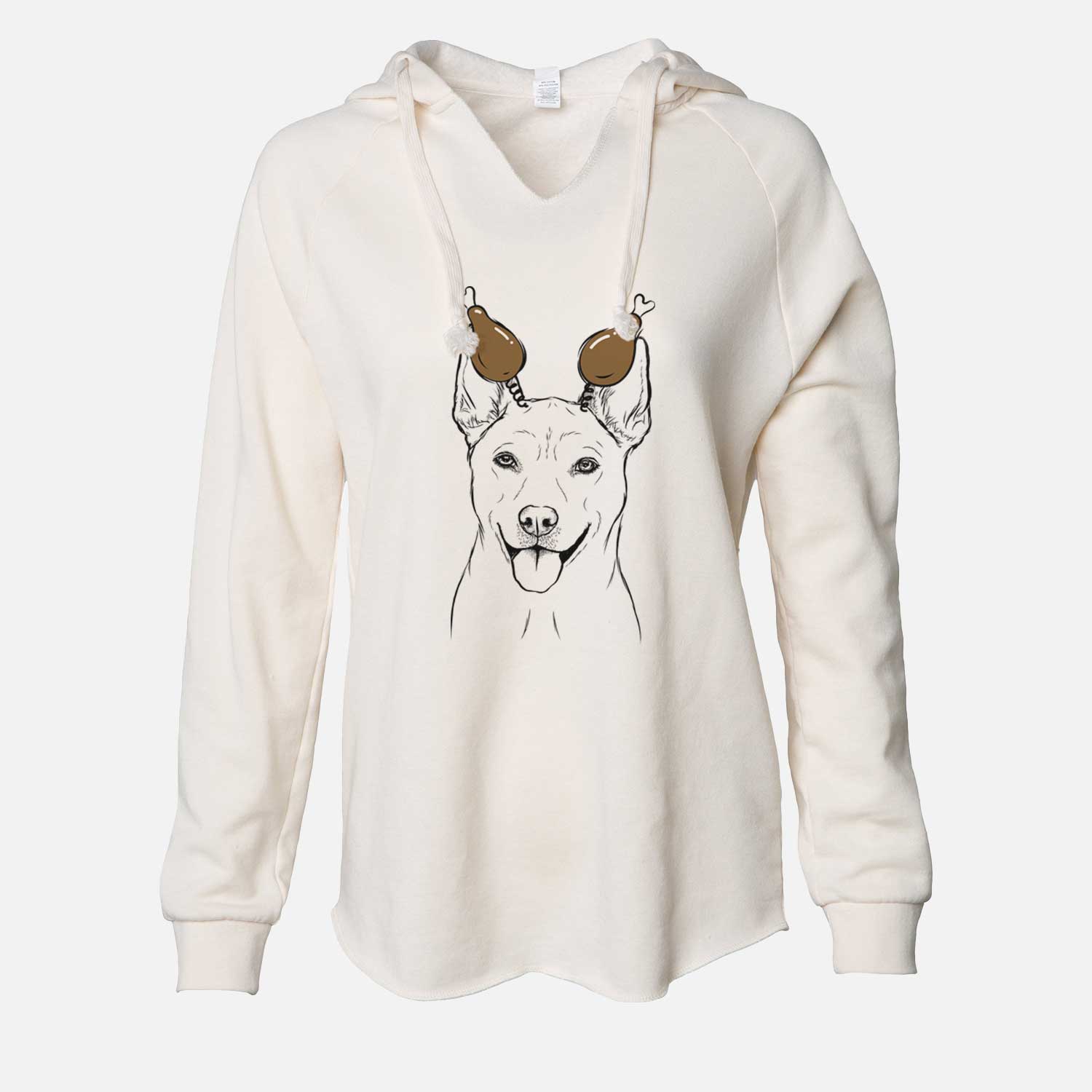 Thanksgiving Silly Lilly the Mixed Breed - Cali Wave Hooded Sweatshirt