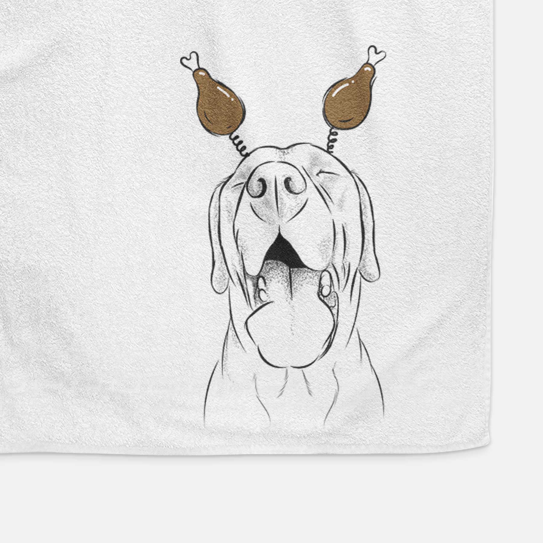 Silly Lilly the Labrador Retriever Decorative Hand Towel