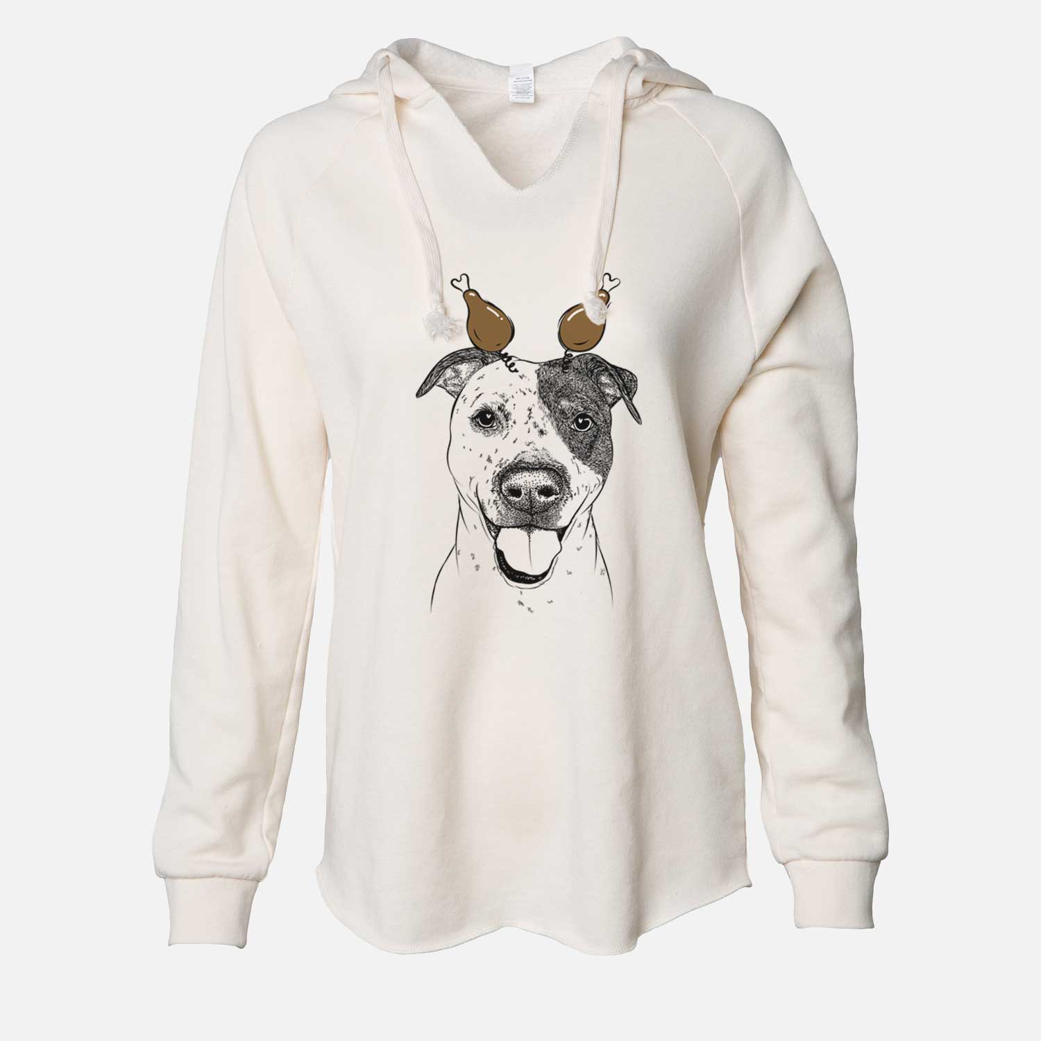 Thanksgiving Simon the Mixed Breed - Cali Wave Hooded Sweatshirt