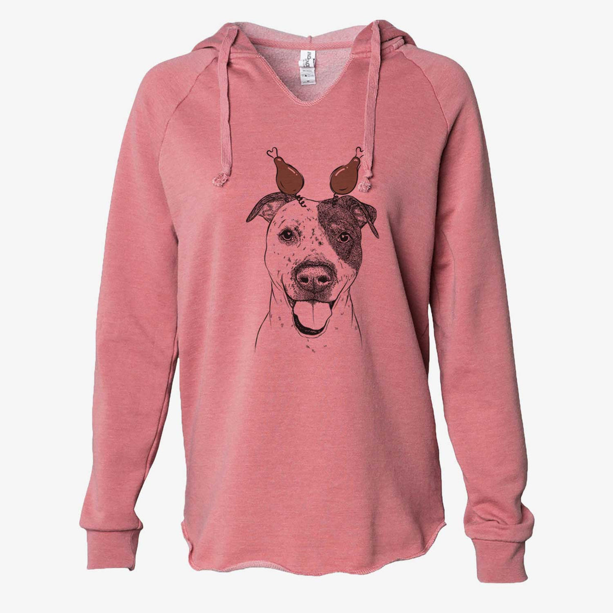 Thanksgiving Simon the Mixed Breed - Cali Wave Hooded Sweatshirt