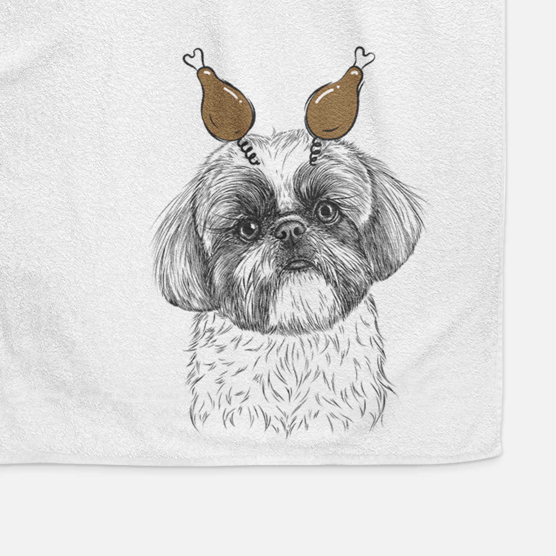 Simon the Shih Tzu Decorative Hand Towel