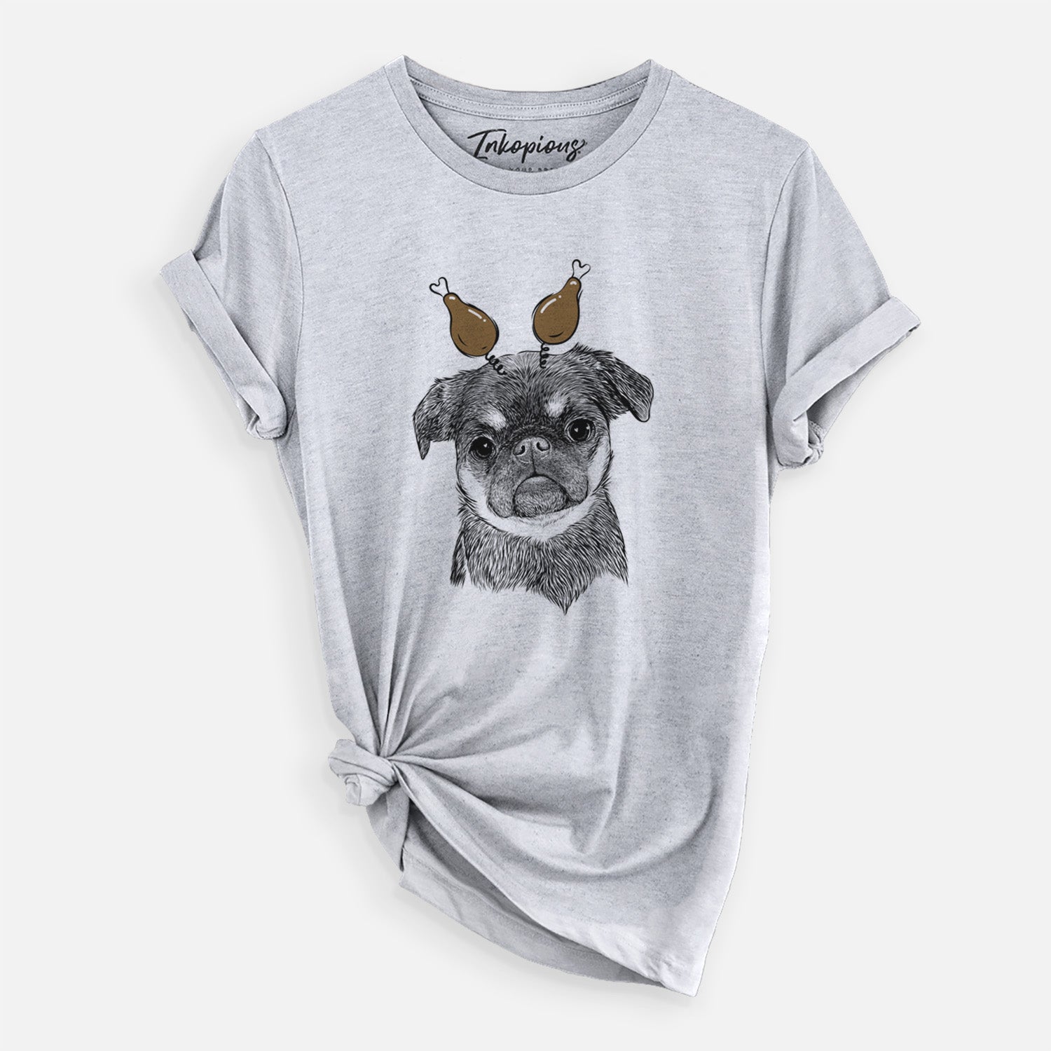 Thanksgiving Simone the Brussels Griffon - Unisex Crewneck