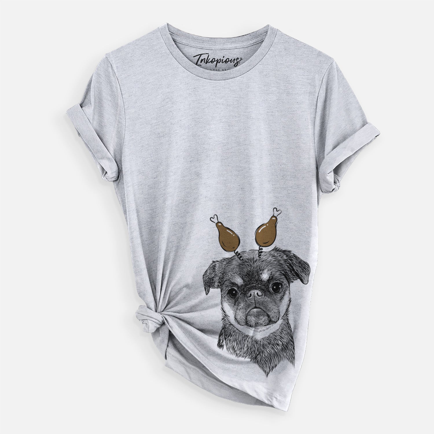 Thanksgiving Simone the Brussels Griffon - Unisex Crewneck