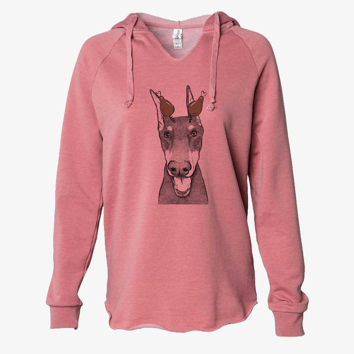 Thanksgiving Sir Duke the Doberman Pinscher - Cali Wave Hooded Sweatshirt