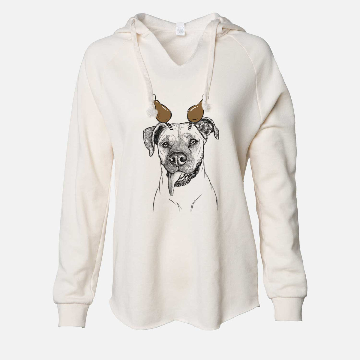 Thanksgiving Sir Jake the Boxer - Cali Wave Hooded Sweatshirt