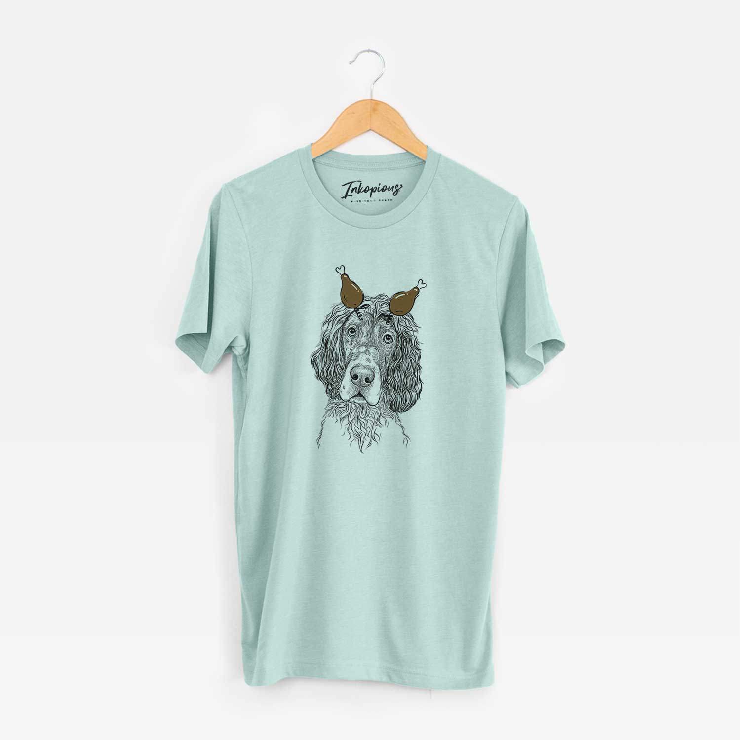 Thanksgiving Sir Rexford the Blue Belton English Setter - Unisex Crewneck