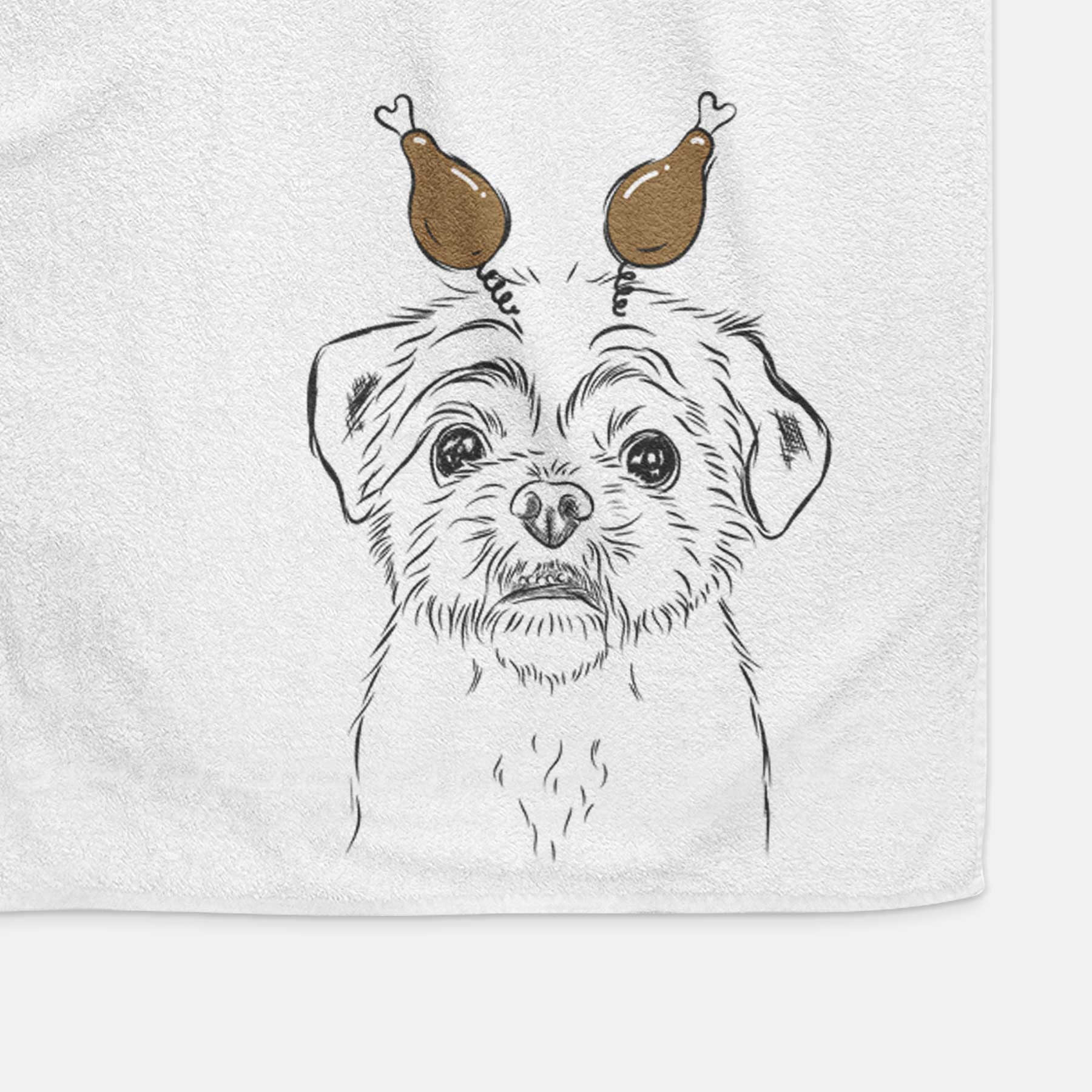 Smash the Shih Tzu Decorative Hand Towel