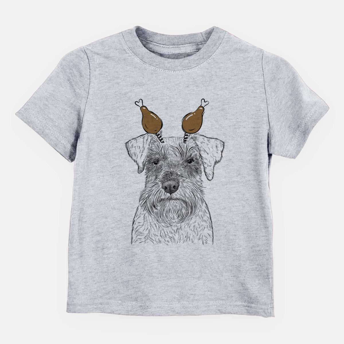 Thanksgiving Smokey the Miniature Schnauzer - Kids/Youth/Toddler Shirt