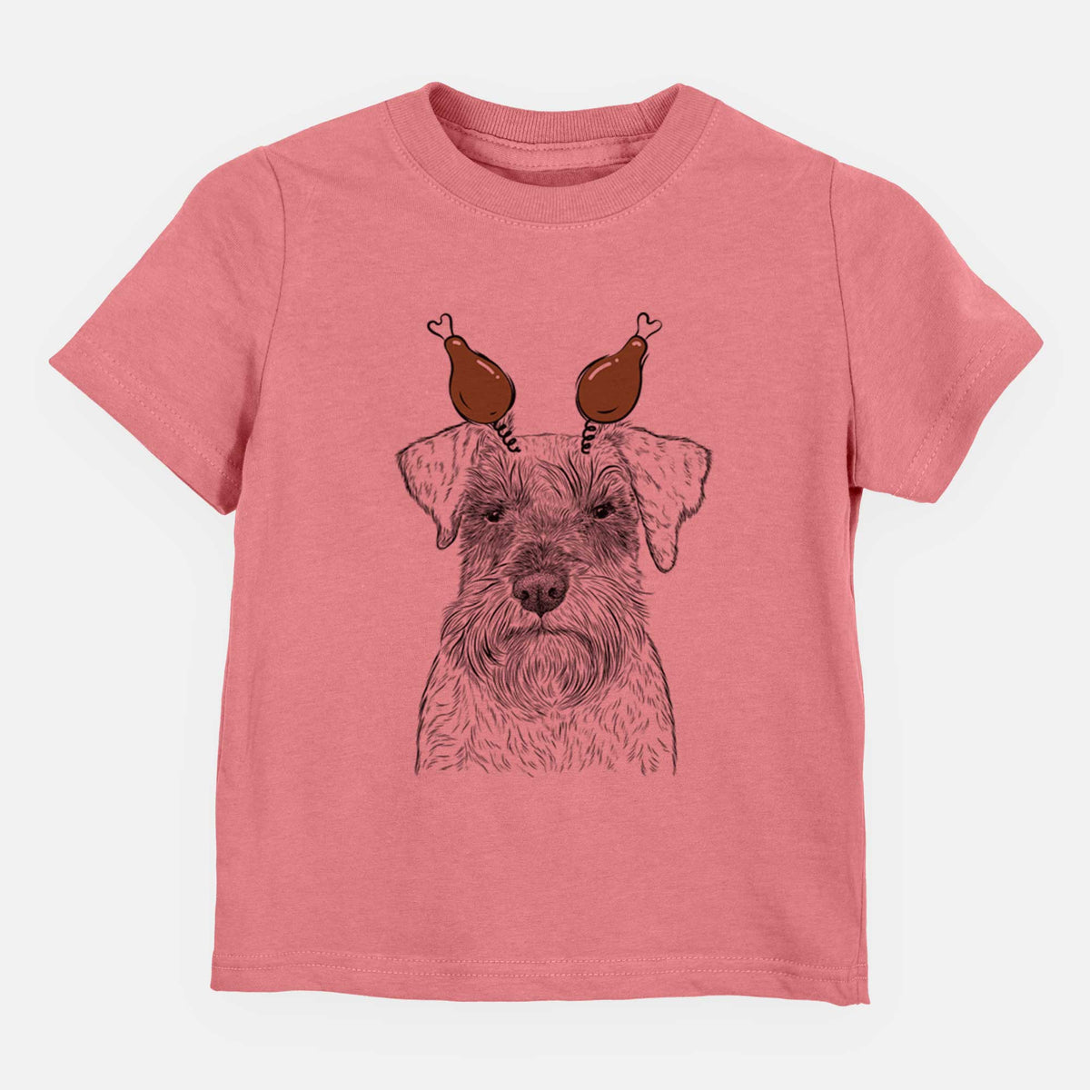 Thanksgiving Smokey the Miniature Schnauzer - Kids/Youth/Toddler Shirt