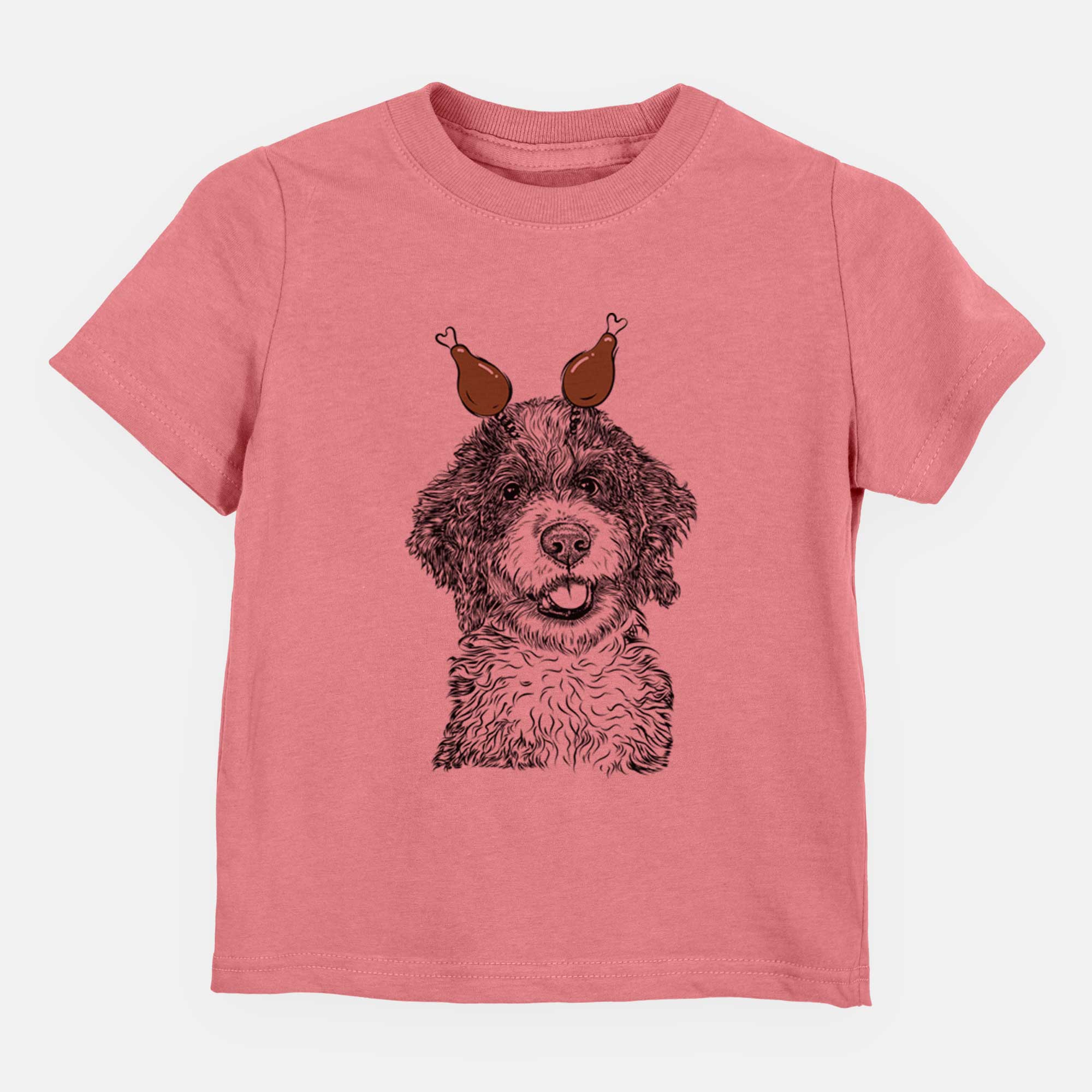 Thanksgiving Smoky the Bernedoodle Puppy - Kids/Youth/Toddler Shirt