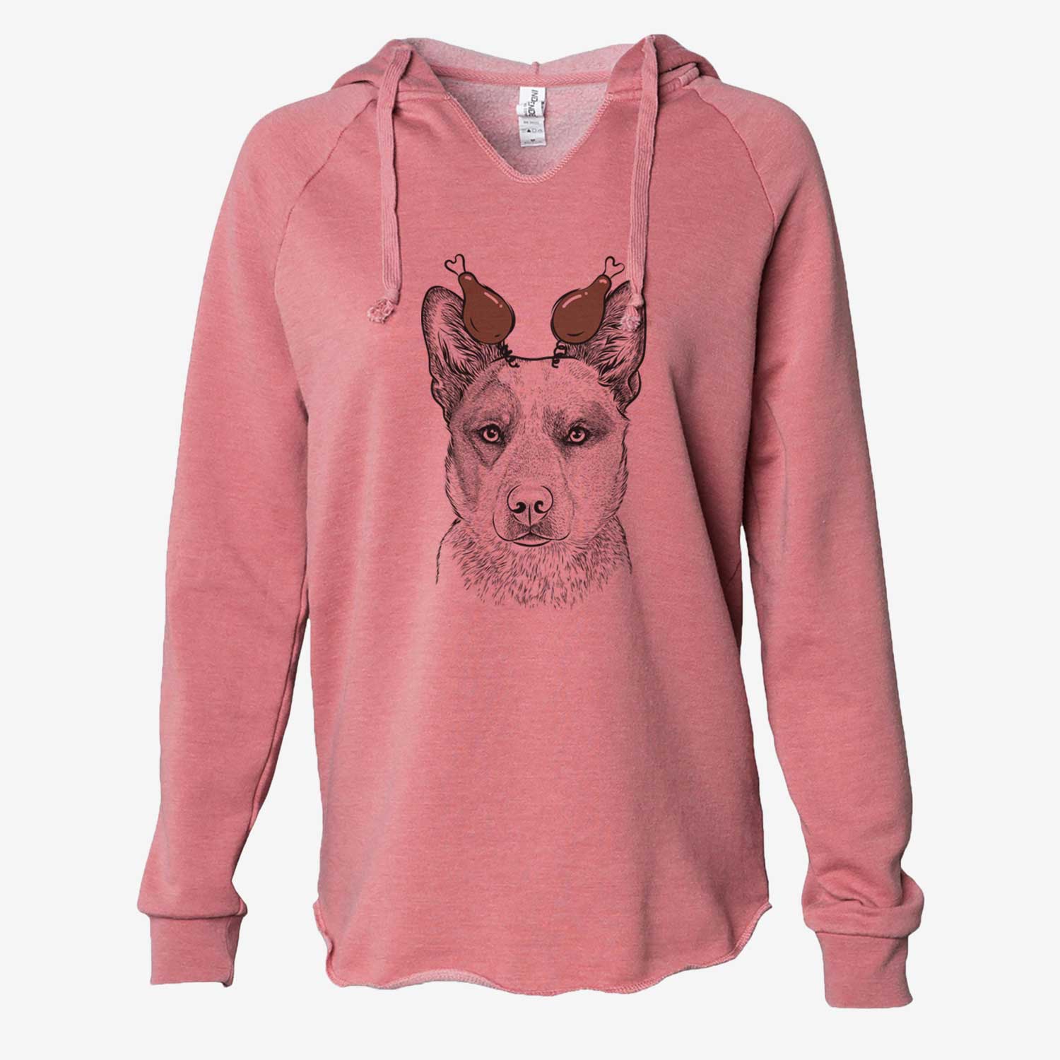 Thanksgiving Snap the Australian Cattle Dog - Cali Wave Hooded Sweatshirt