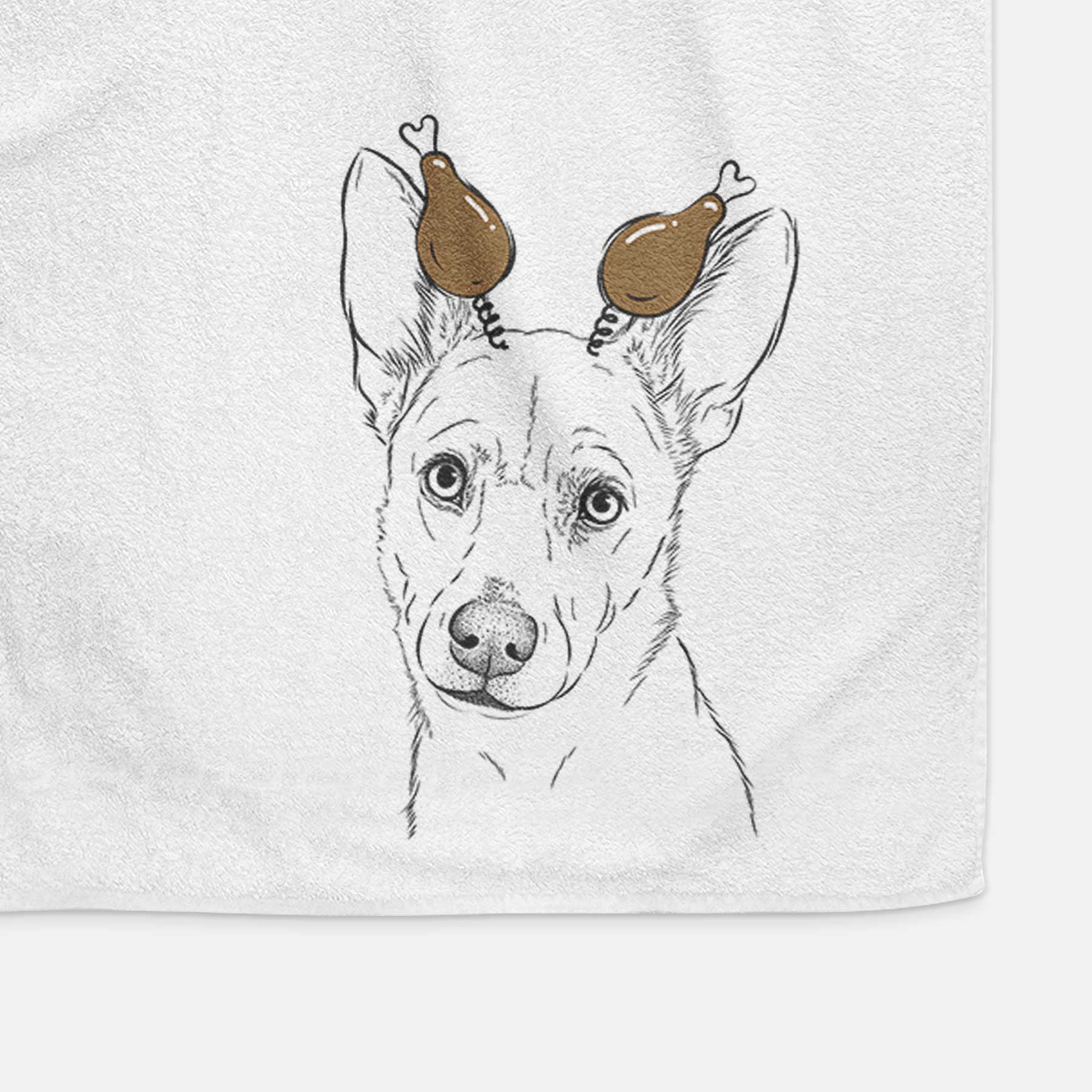 Sooner the Huskimo Decorative Hand Towel