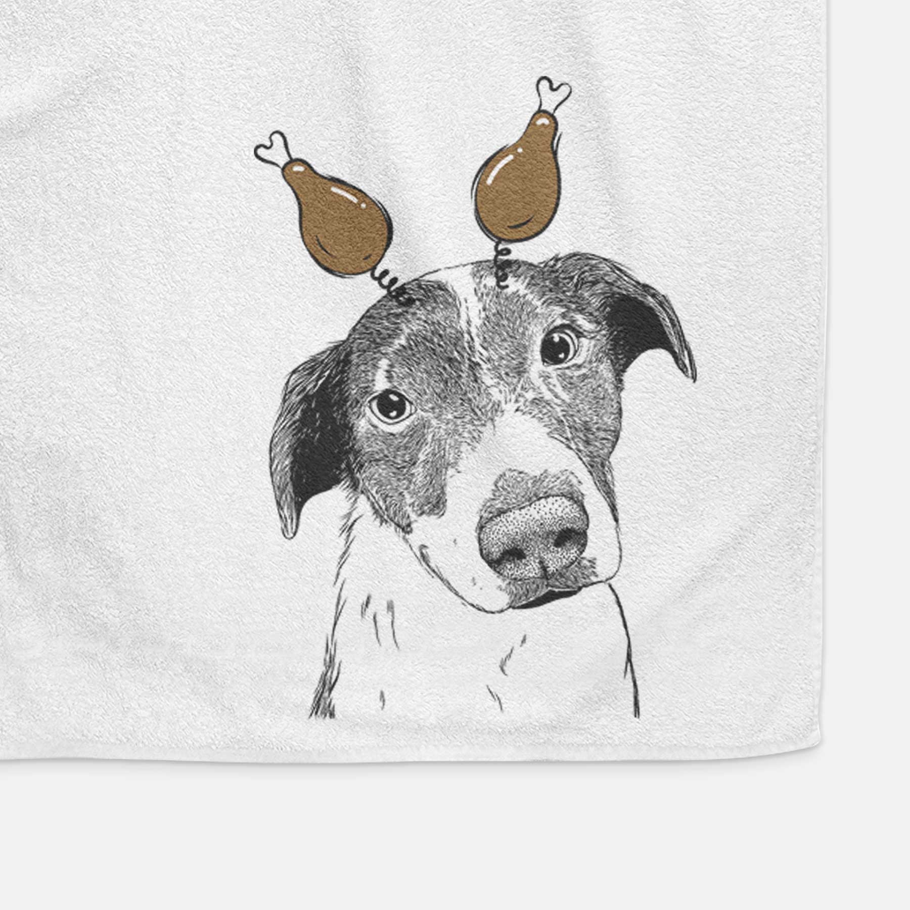 Sophia the Mixed Breed Decorative Hand Towel