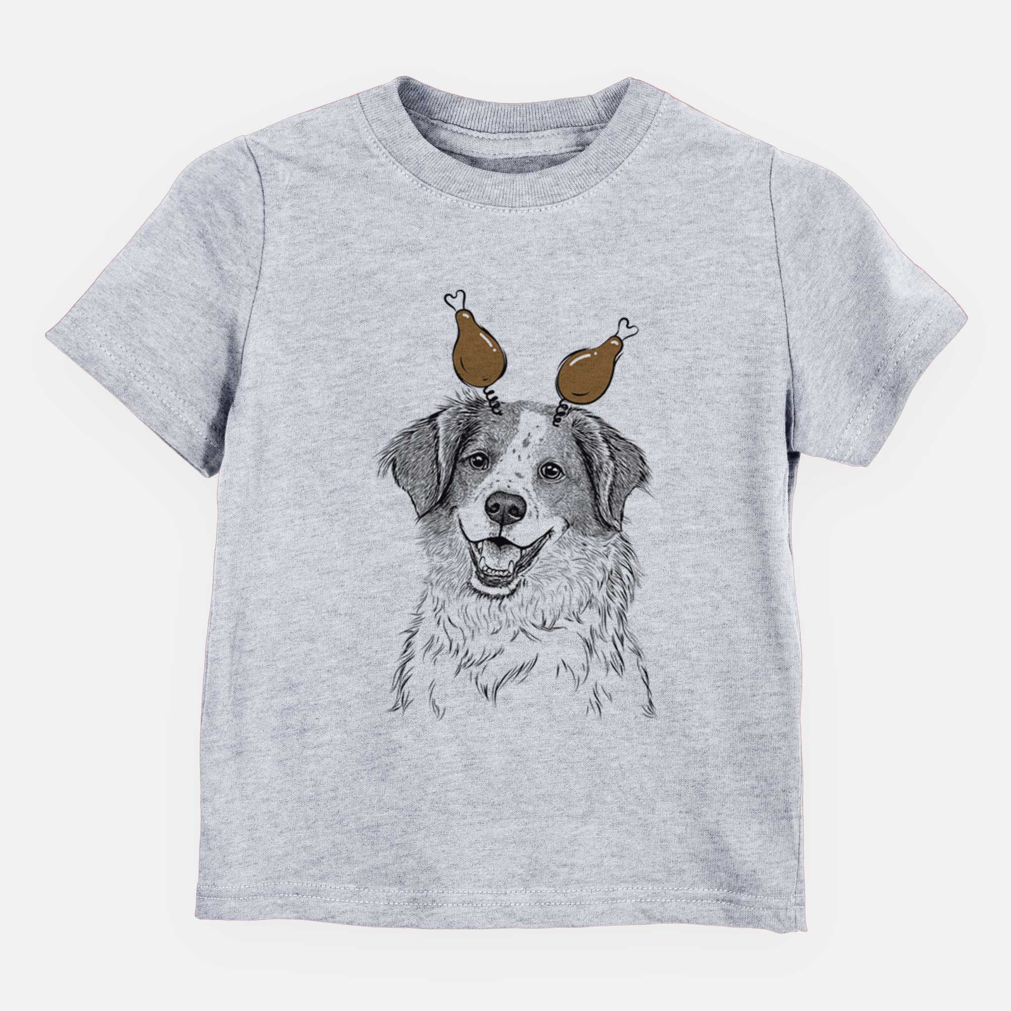Thanksgiving Sophie the Brittany Beagle Mix - Kids/Youth/Toddler Shirt