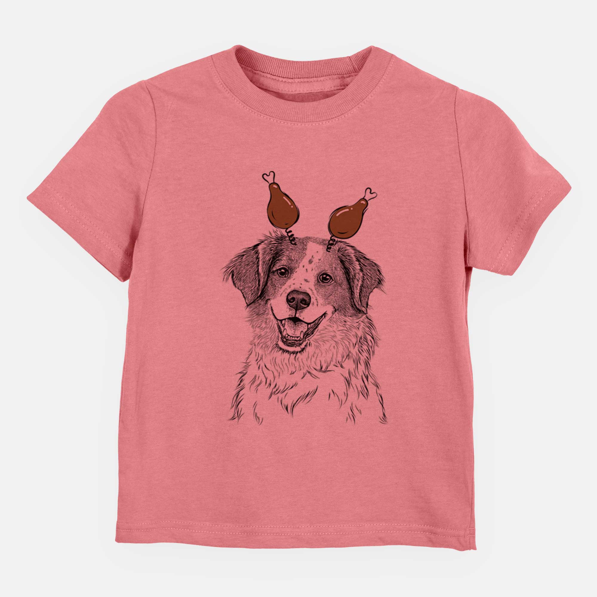 Thanksgiving Sophie the Brittany Beagle Mix - Kids/Youth/Toddler Shirt