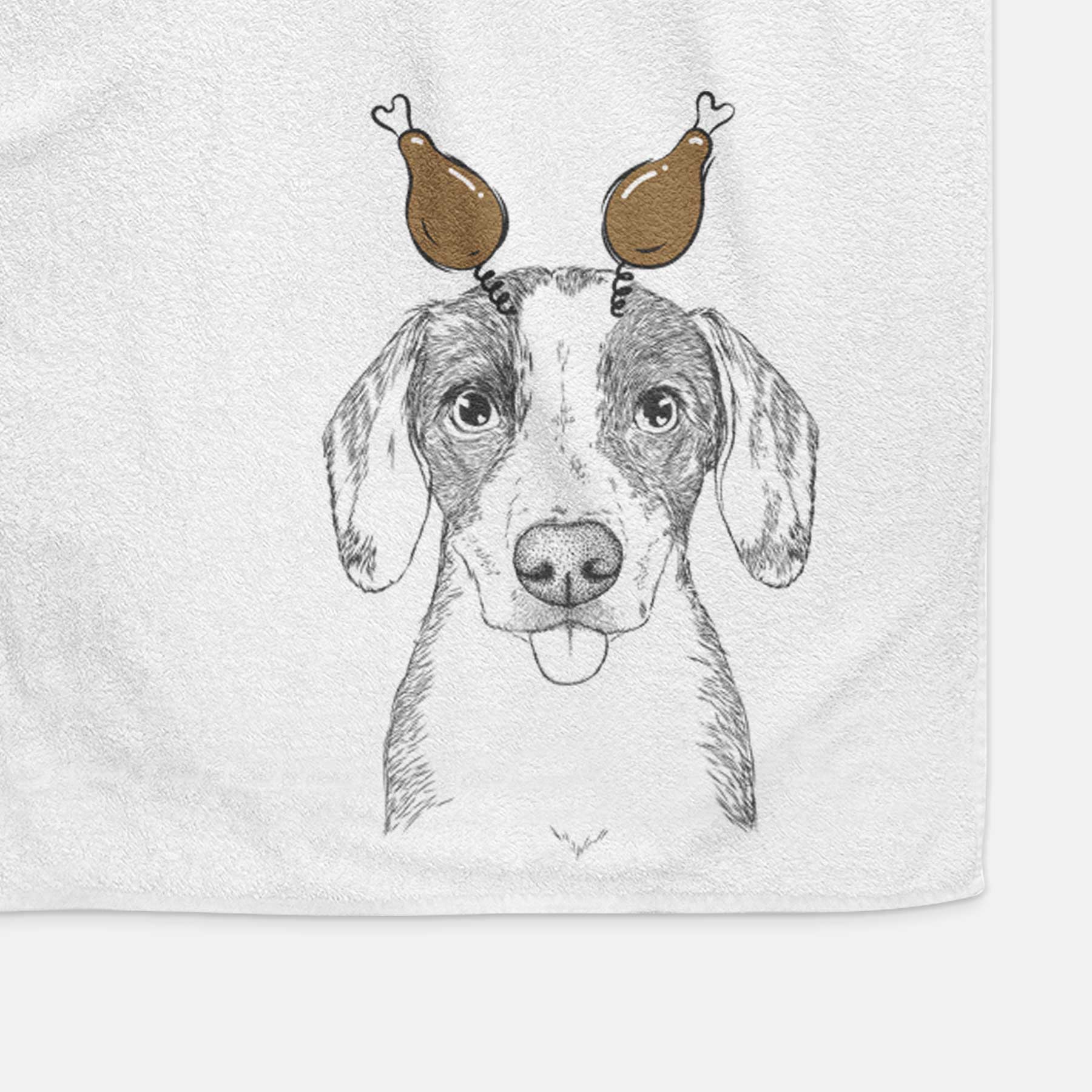 SophiePea the Mixed Breed Decorative Hand Towel