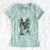 Thanksgiving Spooky Kitty the Tortoiseshell Cat - Women's V-neck Shirt