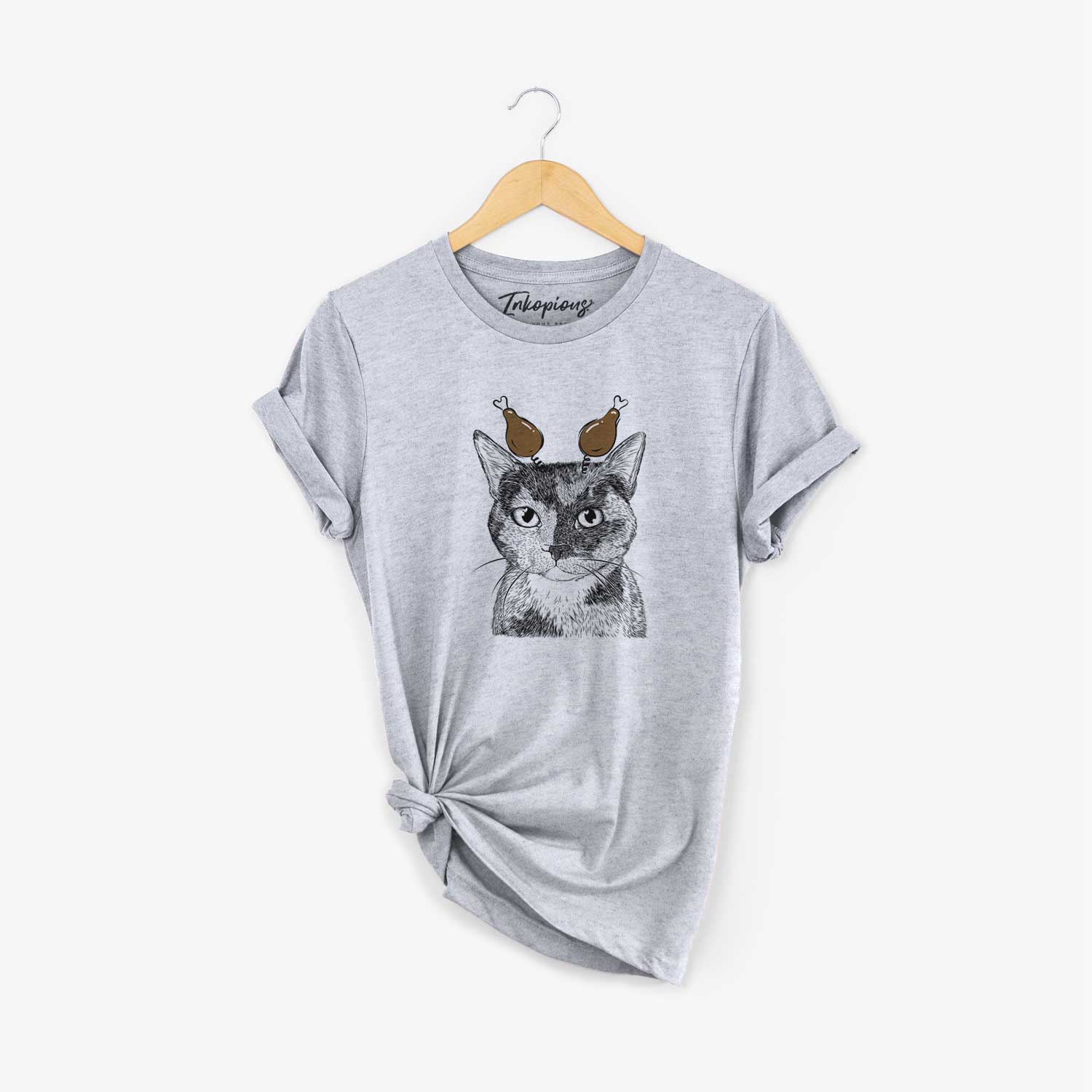 Thanksgiving Spooky Kitty the Tortoiseshell Cat - Unisex Crewneck