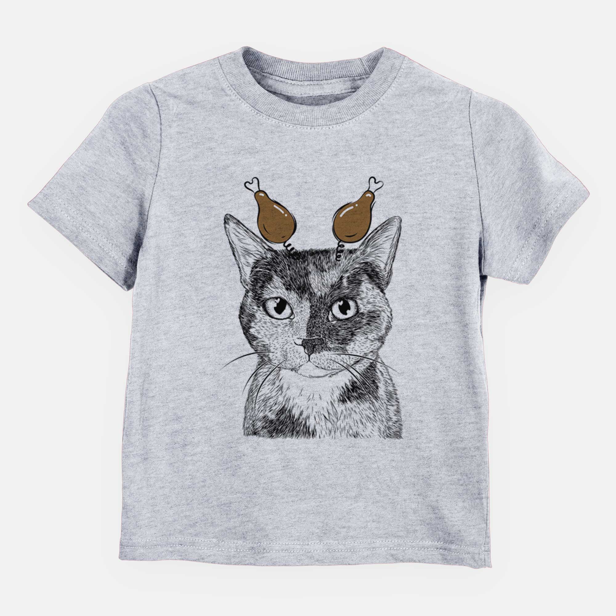 Thanksgiving Spooky Kitty the Tortoiseshell Cat - Kids/Youth/Toddler Shirt