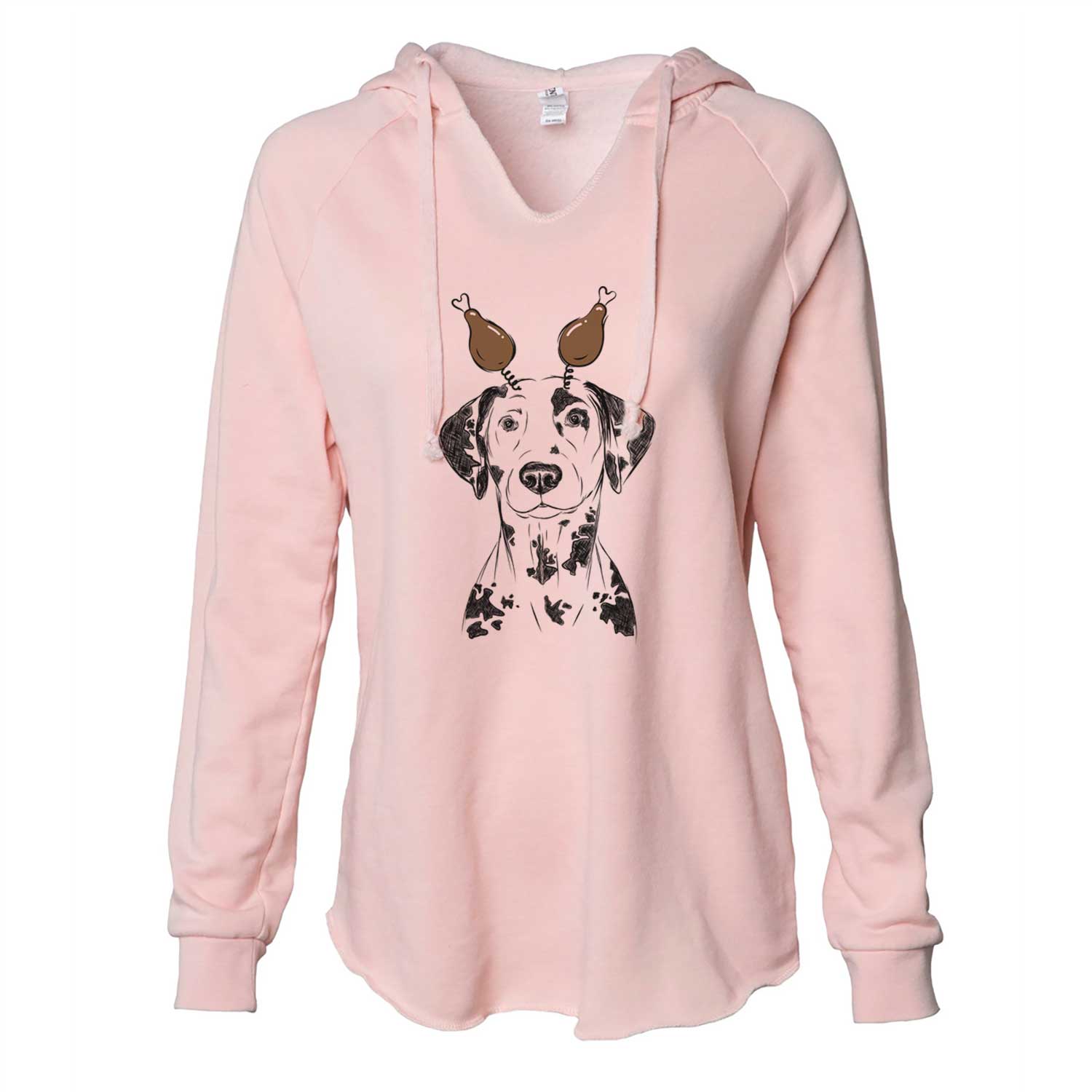 Thanksgiving Spot the Dalmatian - Cali Wave Hooded Sweatshirt