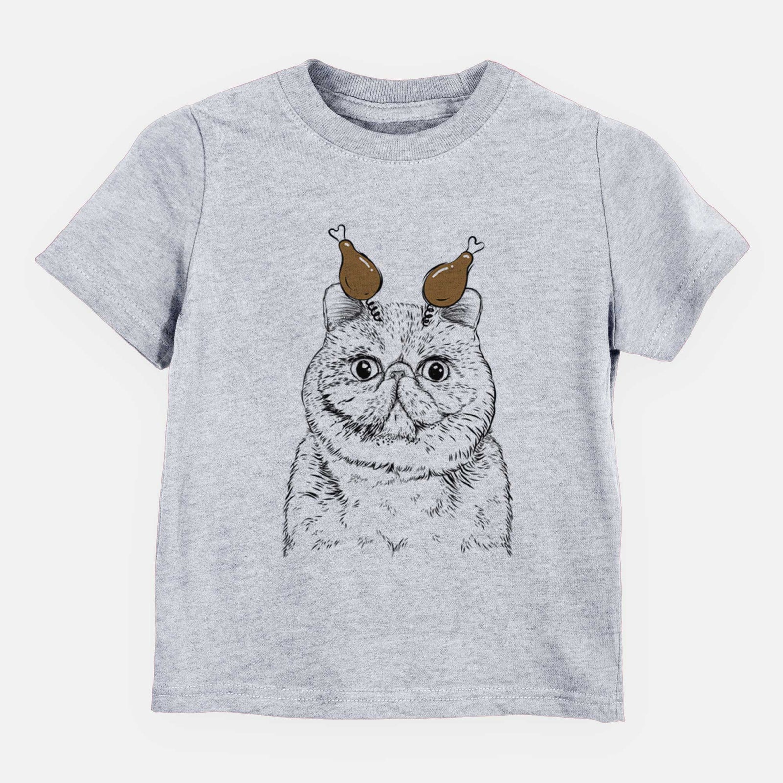 Thanksgiving Squish the Exotic Shorthair Cat - Kids/Youth/Toddler Shirt