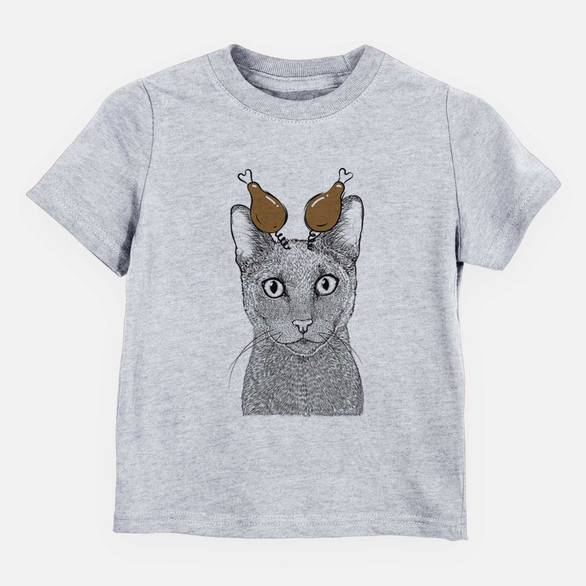 Thanksgiving Stanley the Russian Blue Cat - Kids/Youth/Toddler Shirt