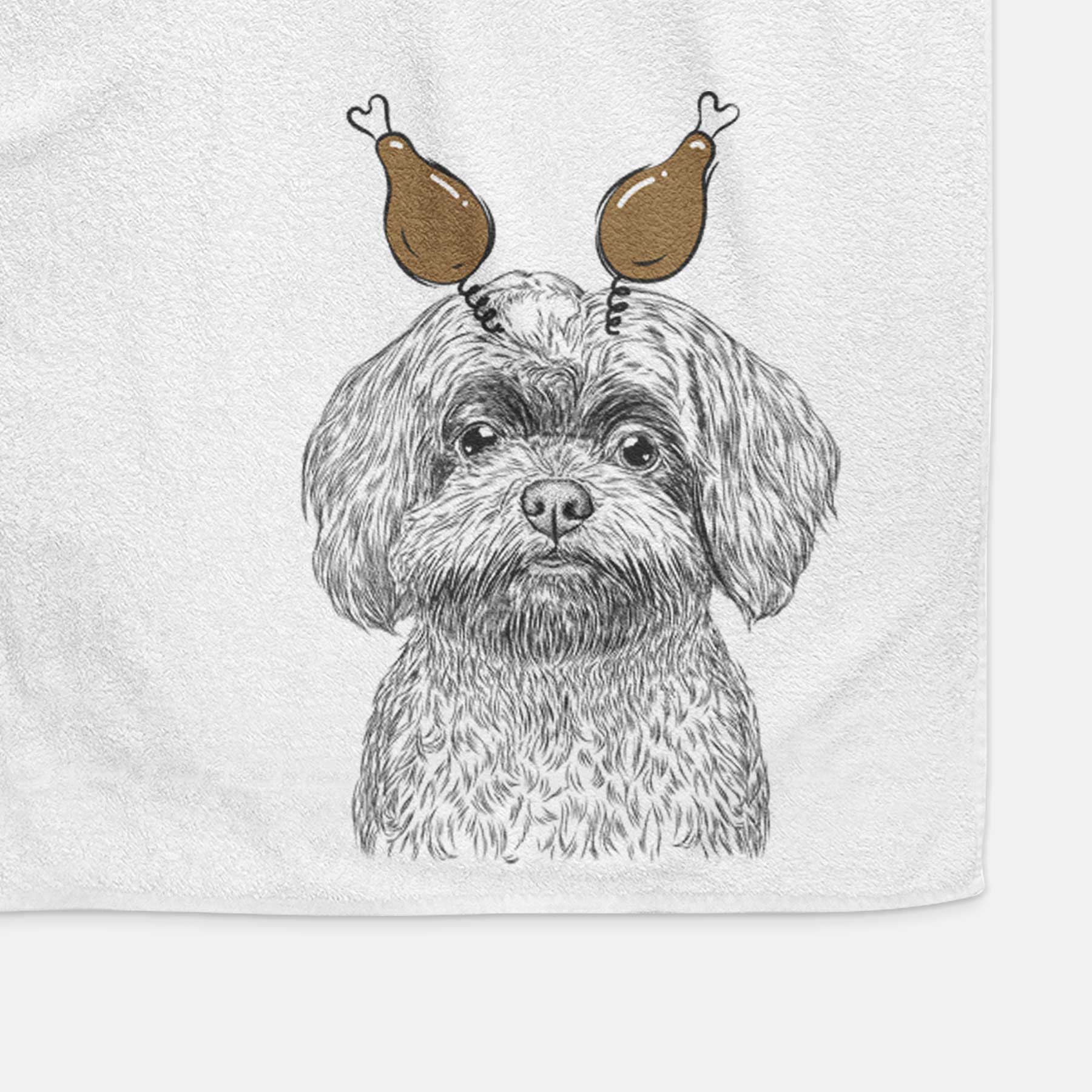 Stella the Shih Tzu Mix Decorative Hand Towel