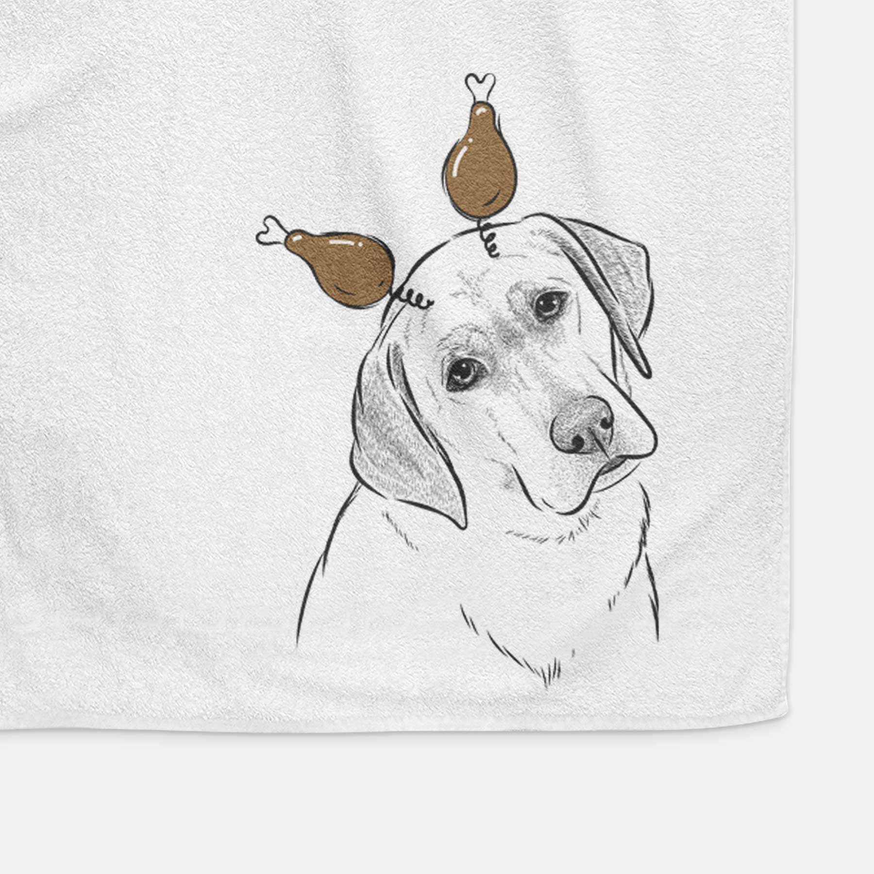 Stella the Yellow Lab Decorative Hand Towel