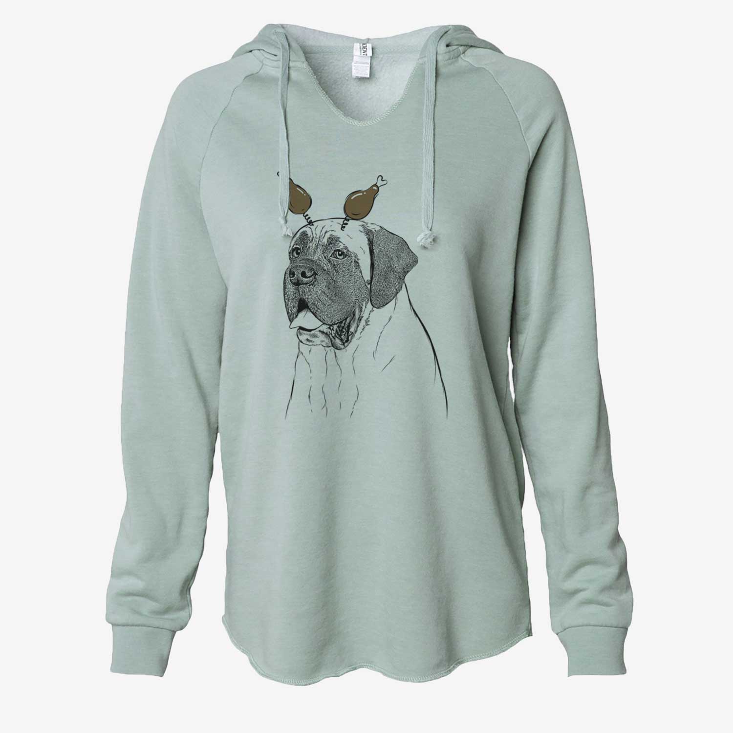 Thanksgiving Sterling the English Mastiff - Cali Wave Hooded Sweatshirt