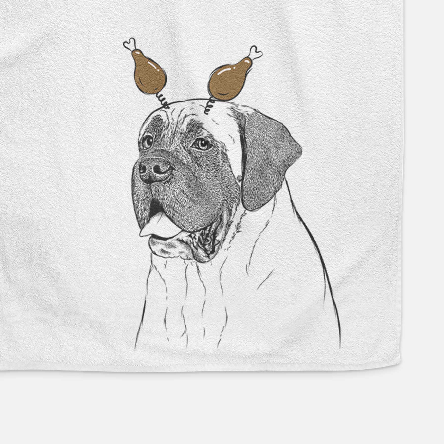 Sterling the English Mastiff Decorative Hand Towel