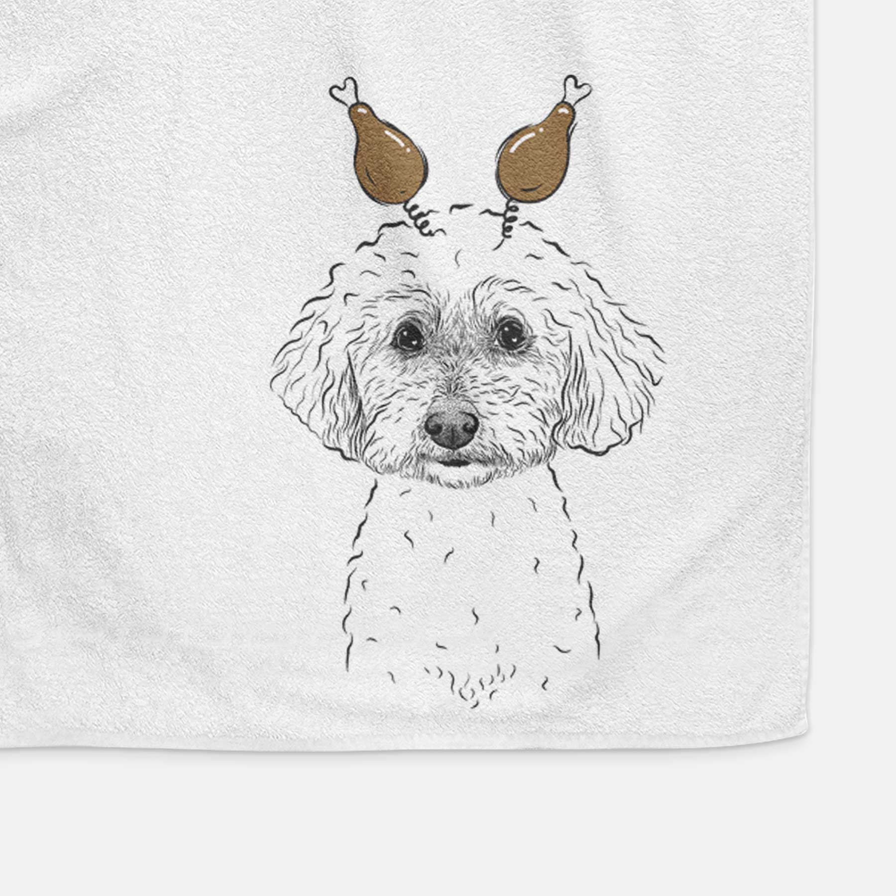 Stitch the Bichonpoo Decorative Hand Towel