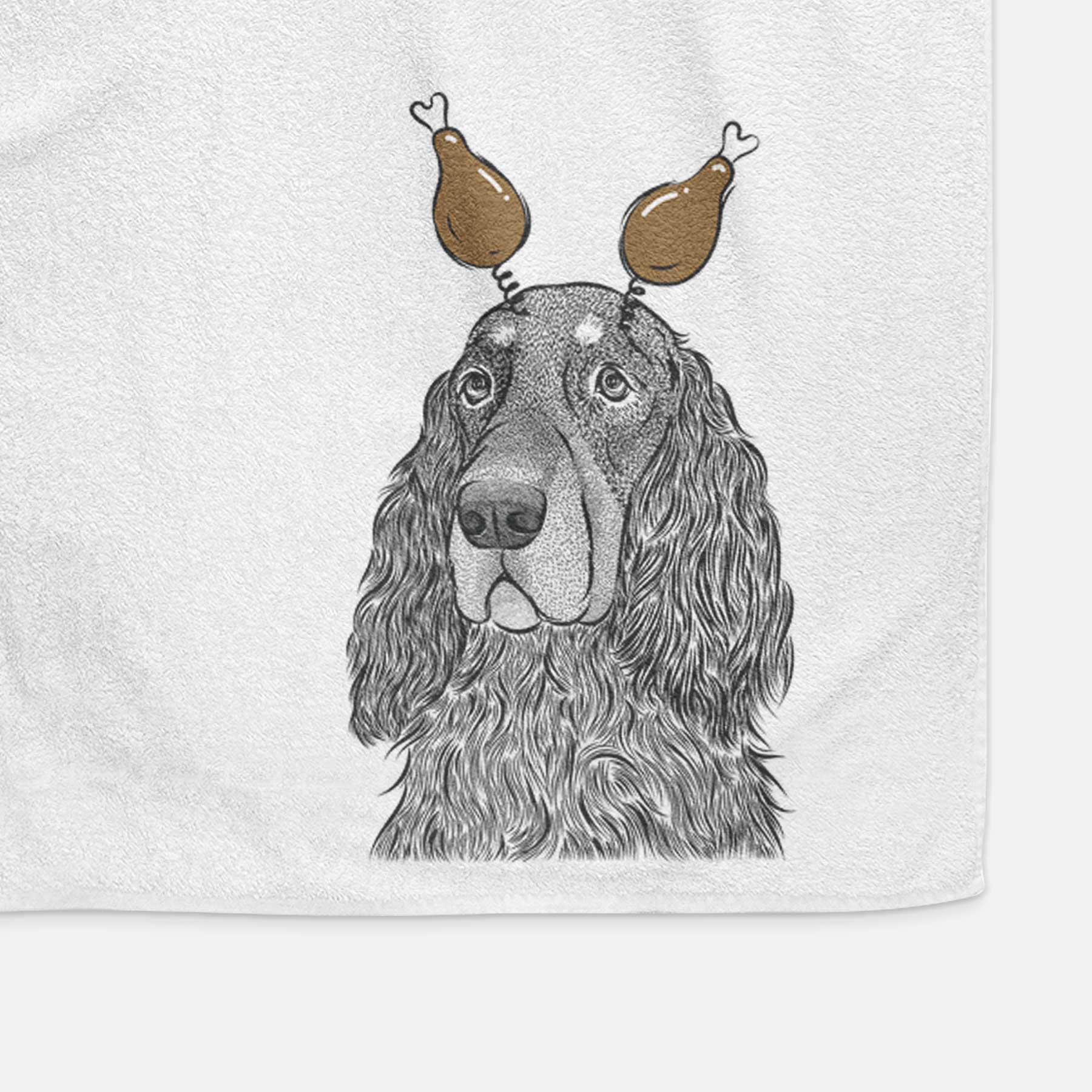 Stormy the Gordon Setter Decorative Hand Towel