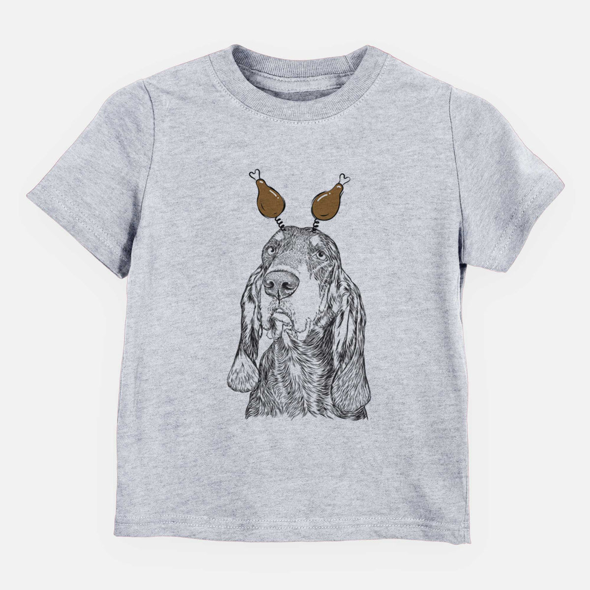 Thanksgiving Stu the Black and Tan Coonhound - Kids/Youth/Toddler Shirt