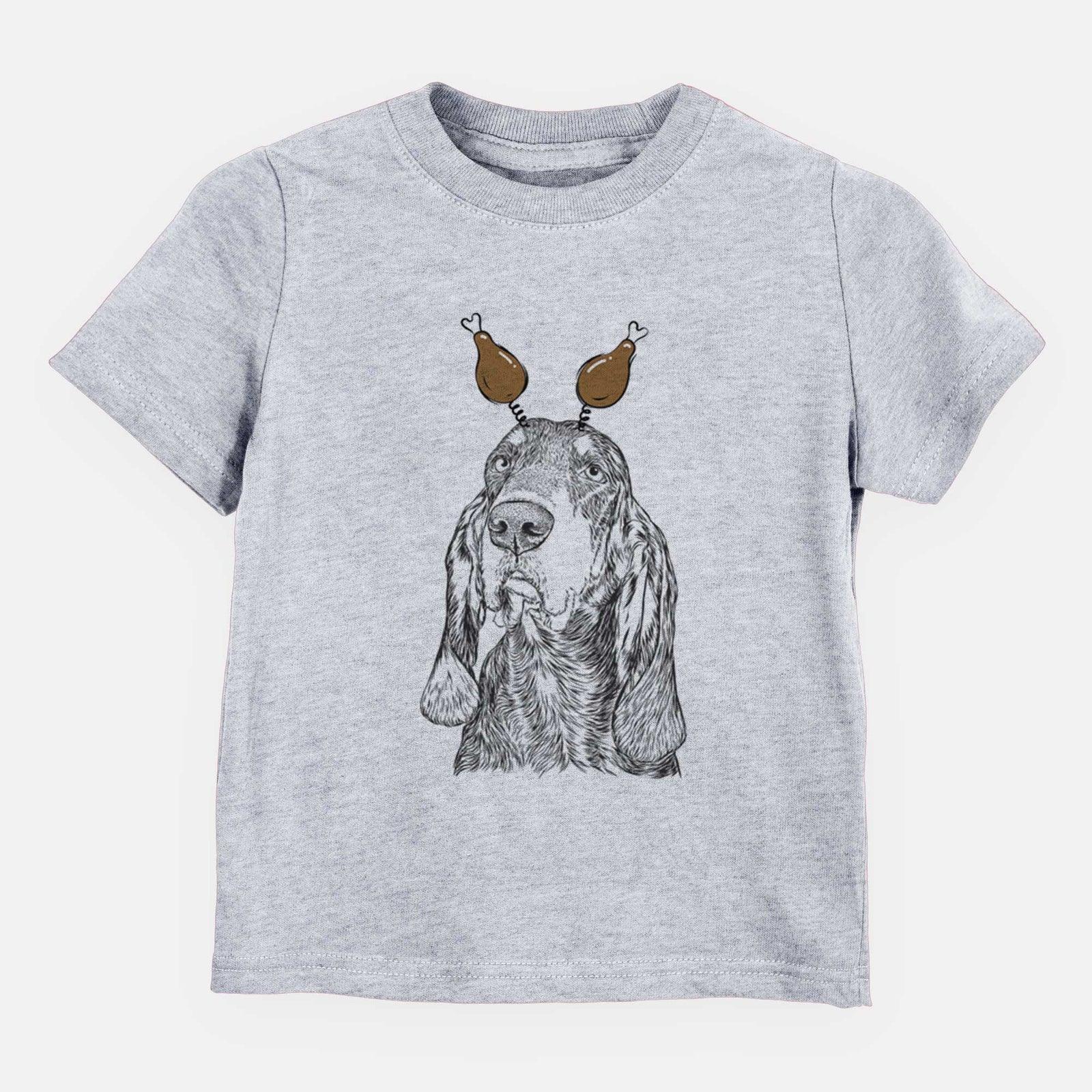 Thanksgiving Stu the Black and Tan Coonhound - Kids/Youth/Toddler Shirt