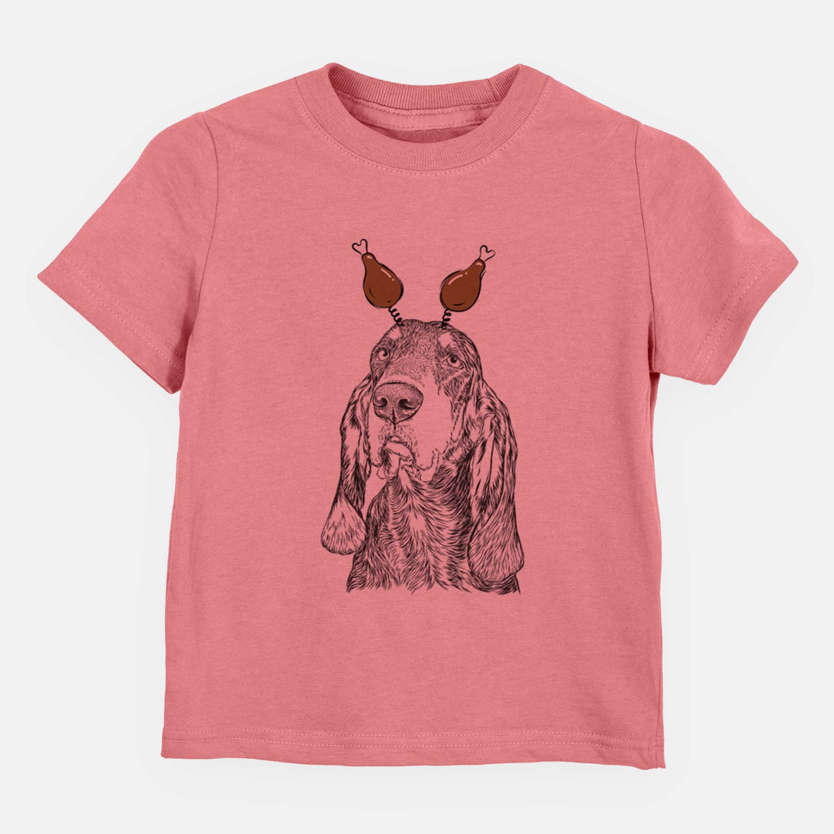 Thanksgiving Stu the Black and Tan Coonhound - Kids/Youth/Toddler Shirt