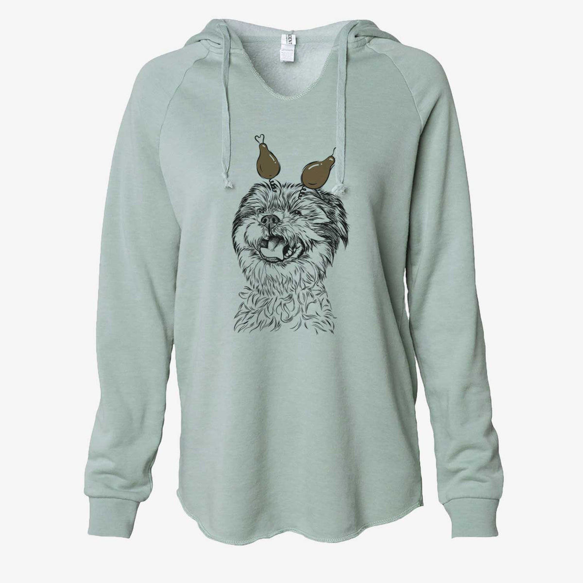Thanksgiving Sugar the Malshi - Cali Wave Hooded Sweatshirt