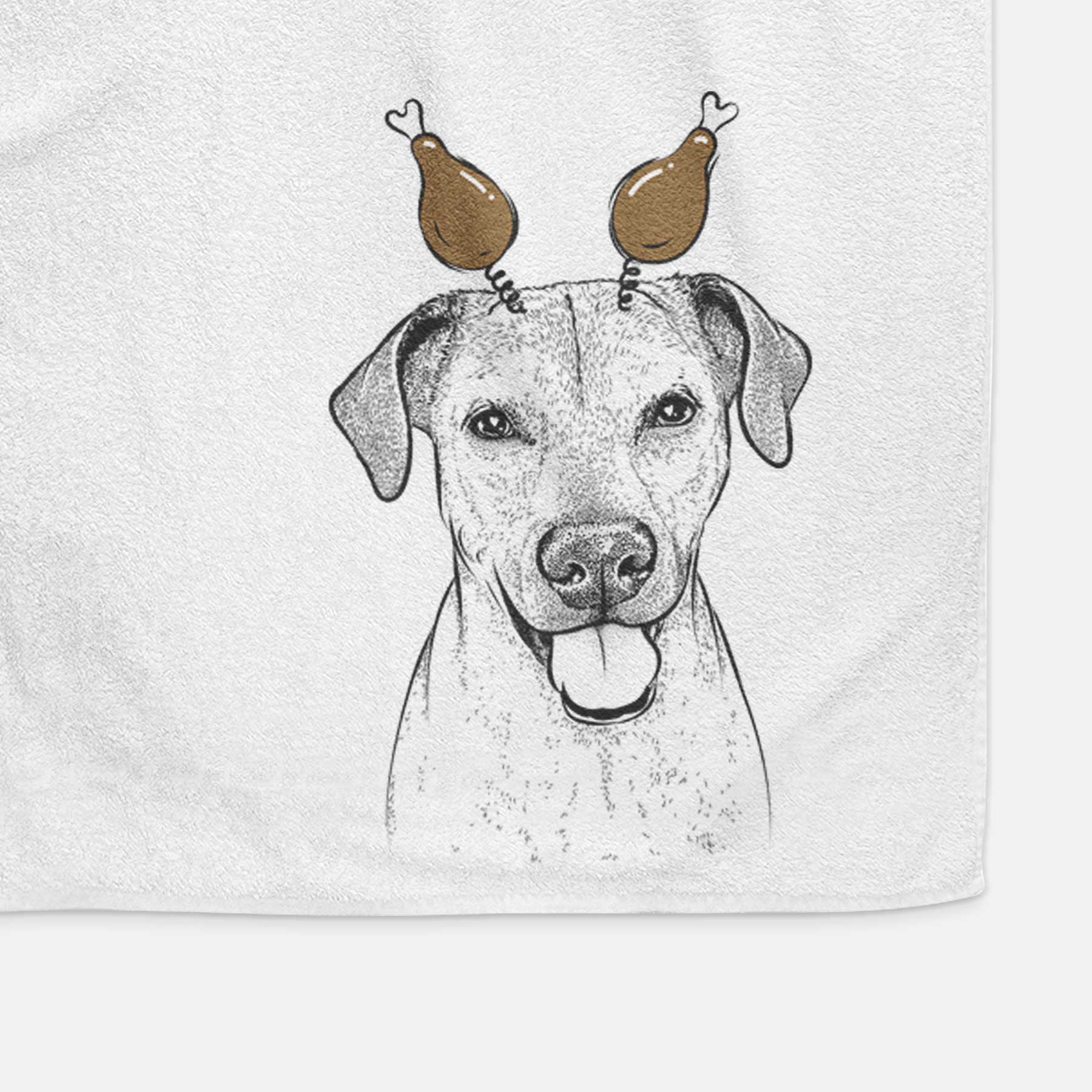 Sugar the American Staffordshire Mix Decorative Hand Towel