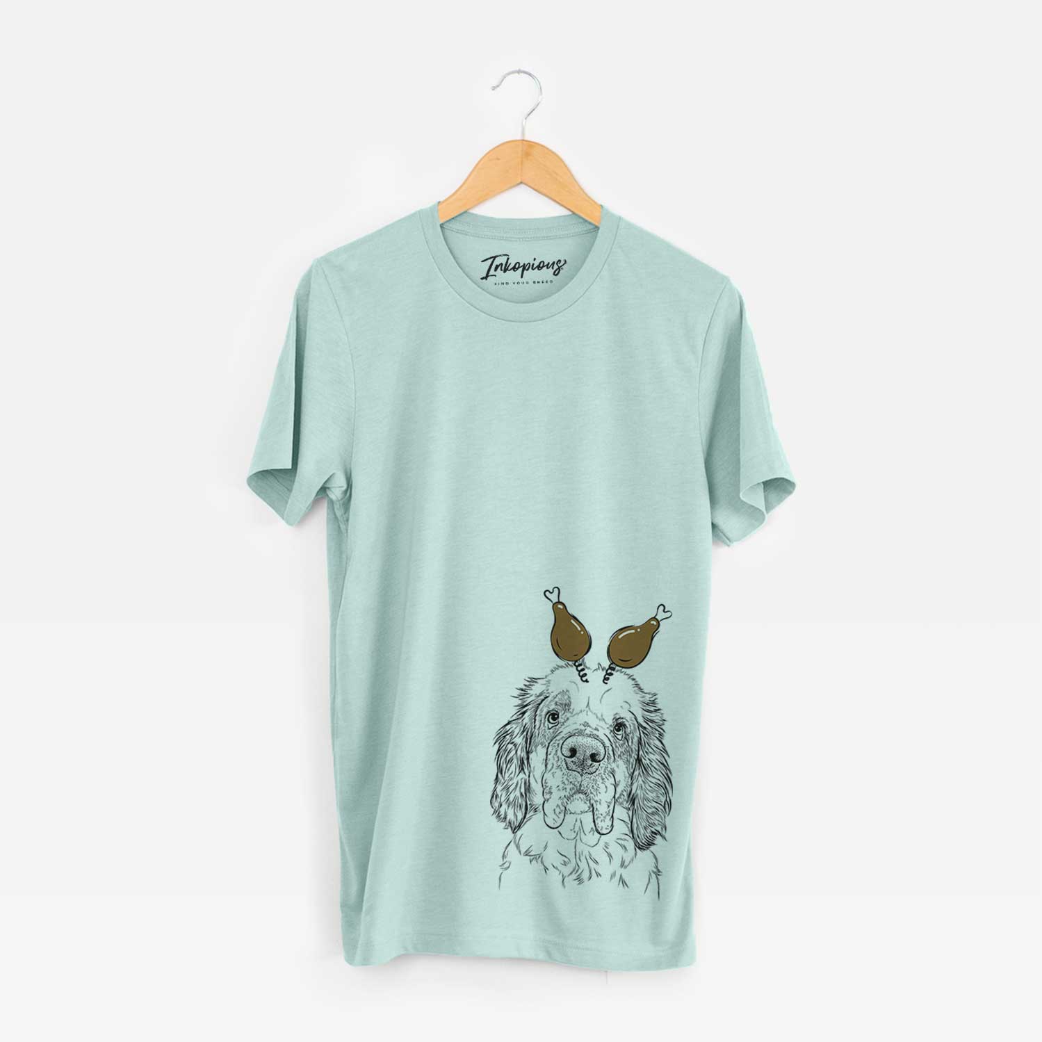 Thanksgiving Sully the Clumber Spaniel - Unisex Crewneck