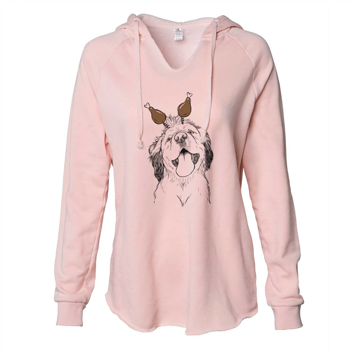 Thanksgiving Sven the Double Merle Spaniel Aussie Mix - Cali Wave Hooded Sweatshirt