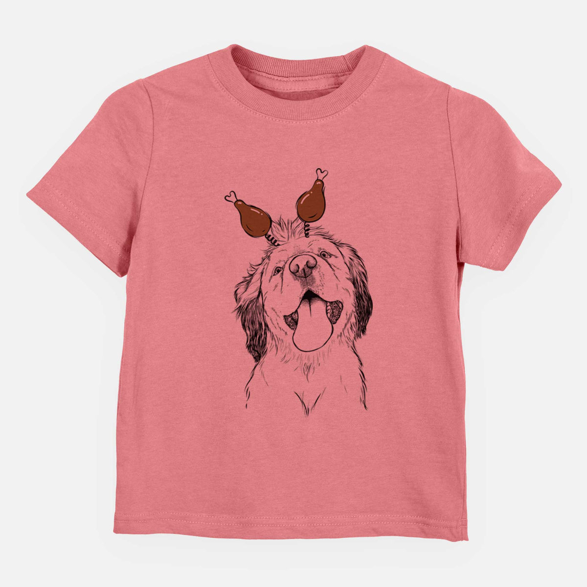 Thanksgiving Sven the Double Merle Spaniel Aussie Mix - Kids/Youth/Toddler Shirt
