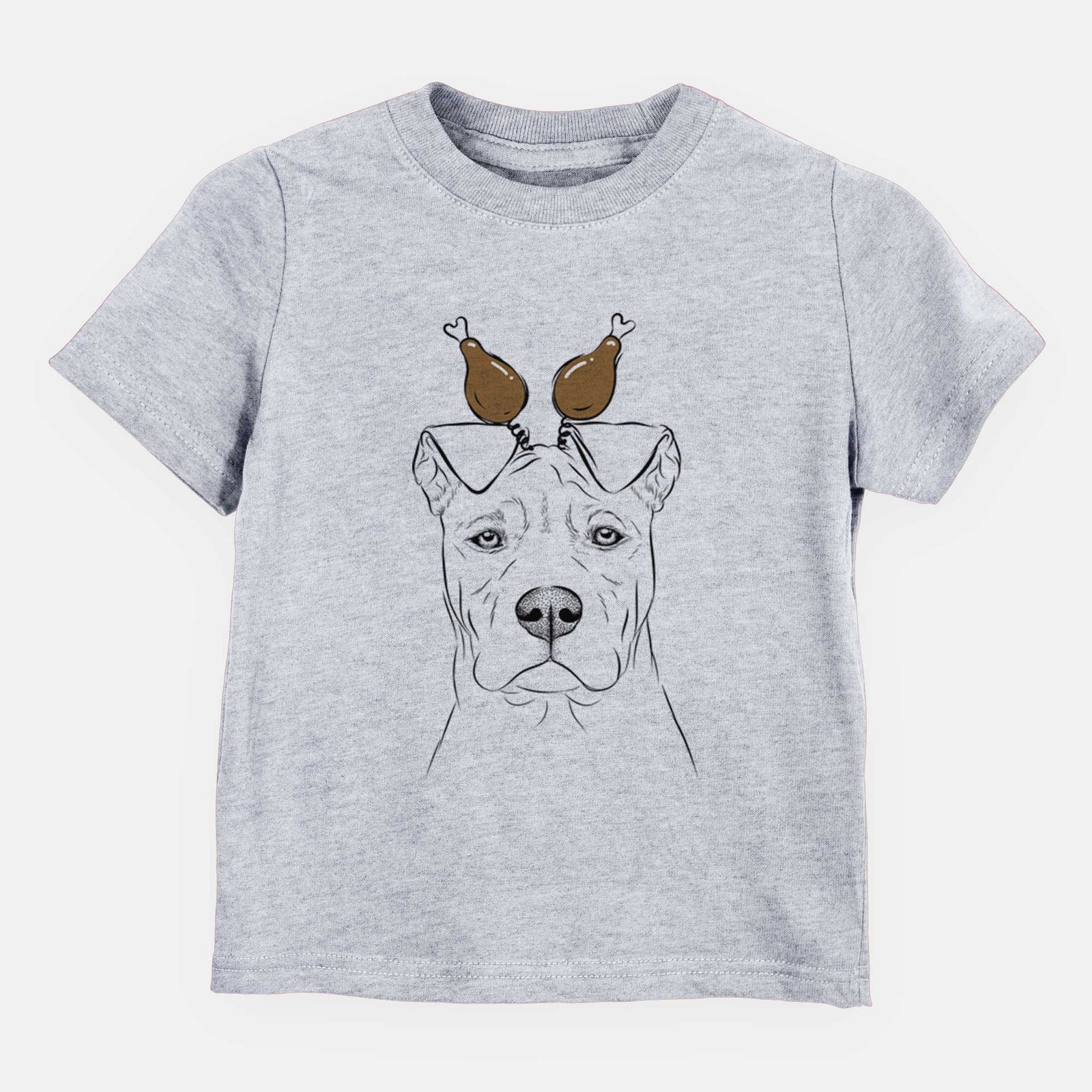 Thanksgiving Sweet Finn the Mixed Breed - Kids/Youth/Toddler Shirt